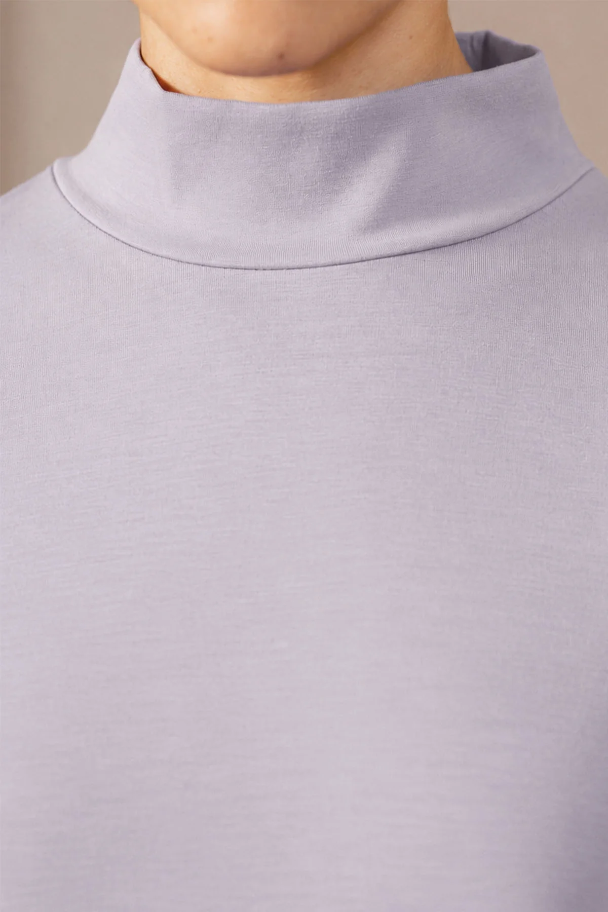 MOCK NECK SIDE SLIT CLOUDLUX - Image 2