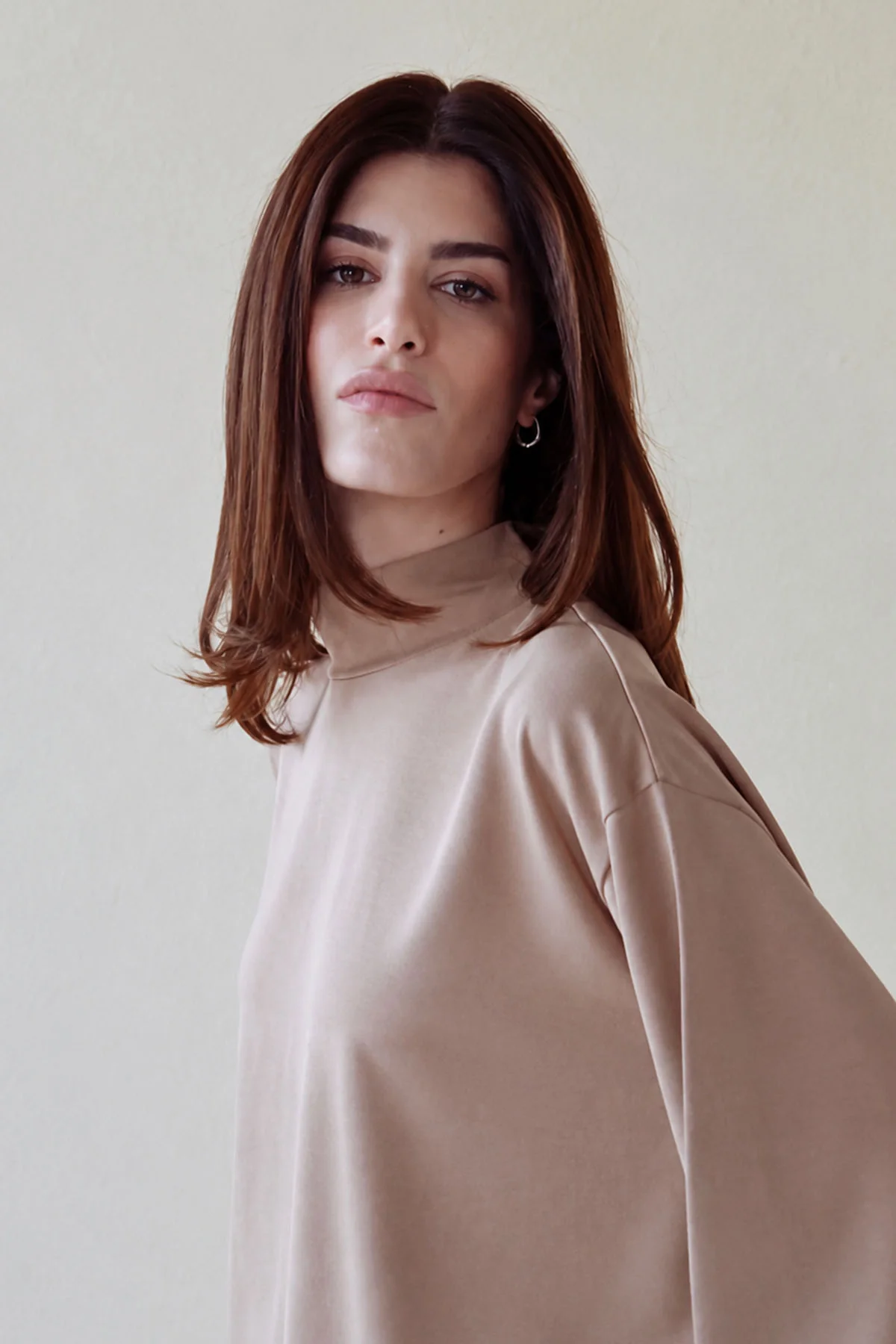 MOCK NECK SIDE SLIT CLOUDLUX - Image 2