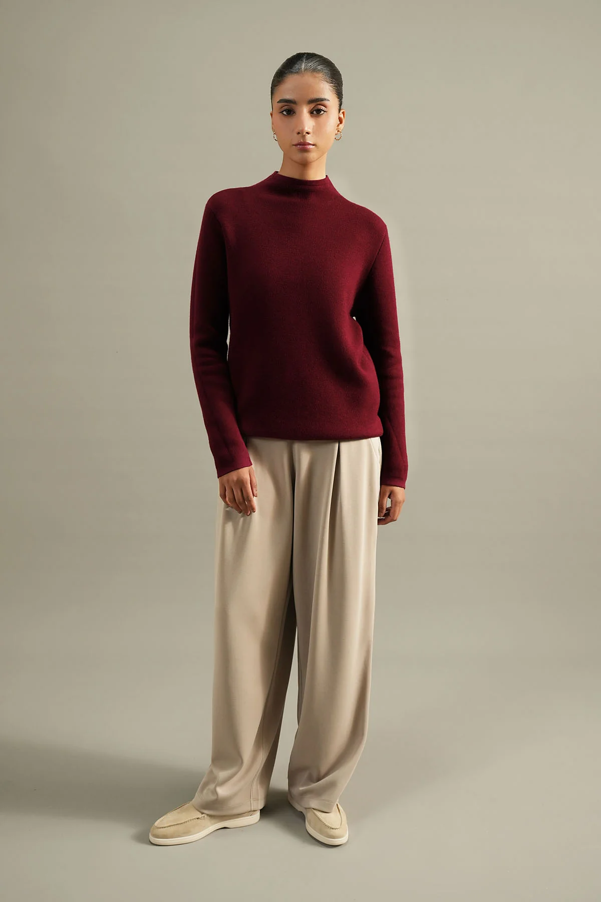 MOCK NECK SWEATER - Image 2