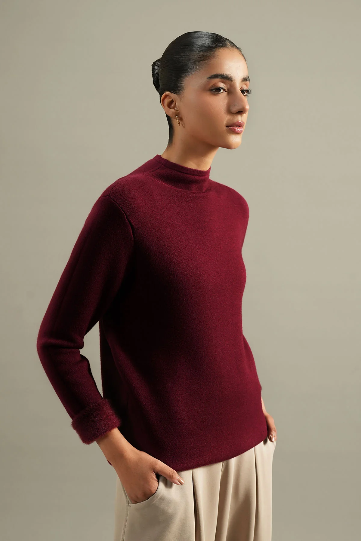 MOCK NECK SWEATER - Image 5