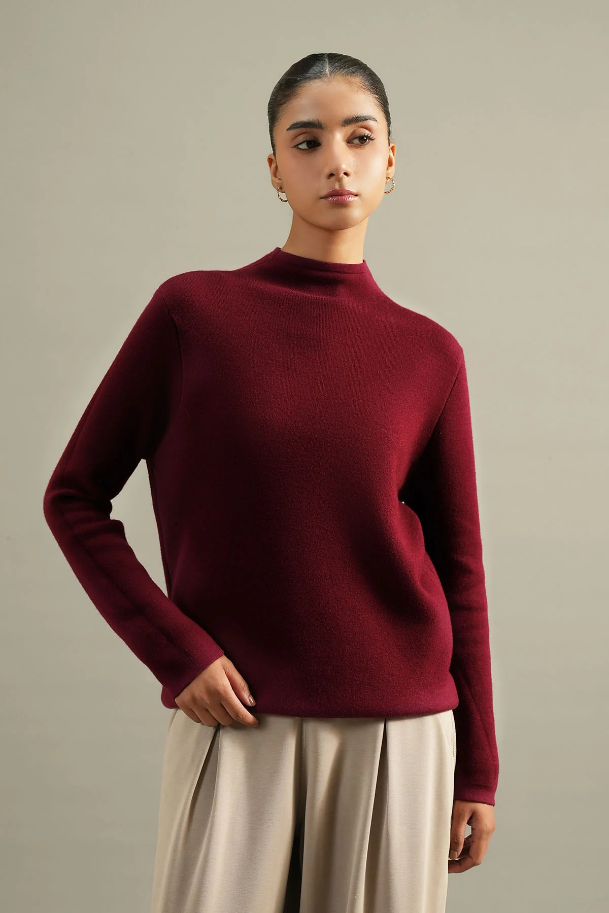 MOCK NECK SWEATER - Image 6