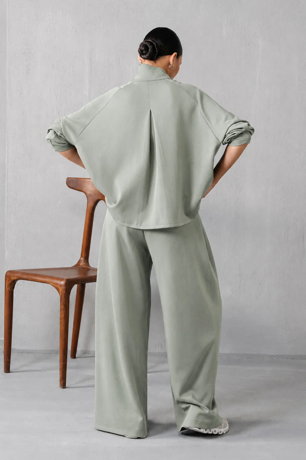 MOCK NECK ZIPPER - CLOUDLUX LIGHT - Image 3