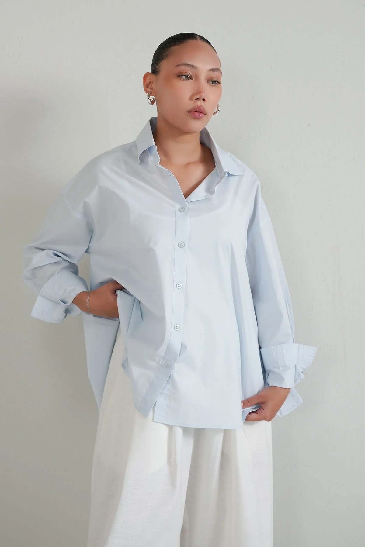 MODAL BLEND COLLAR SHIRT - Image 7