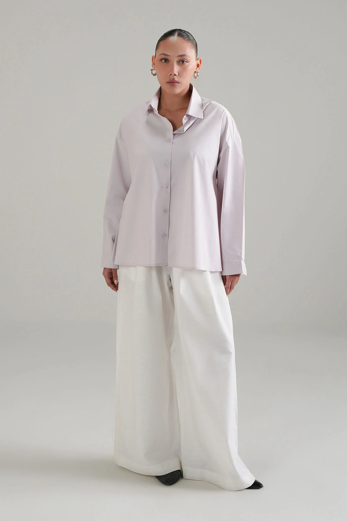 MODAL BLEND COLLAR SHIRT