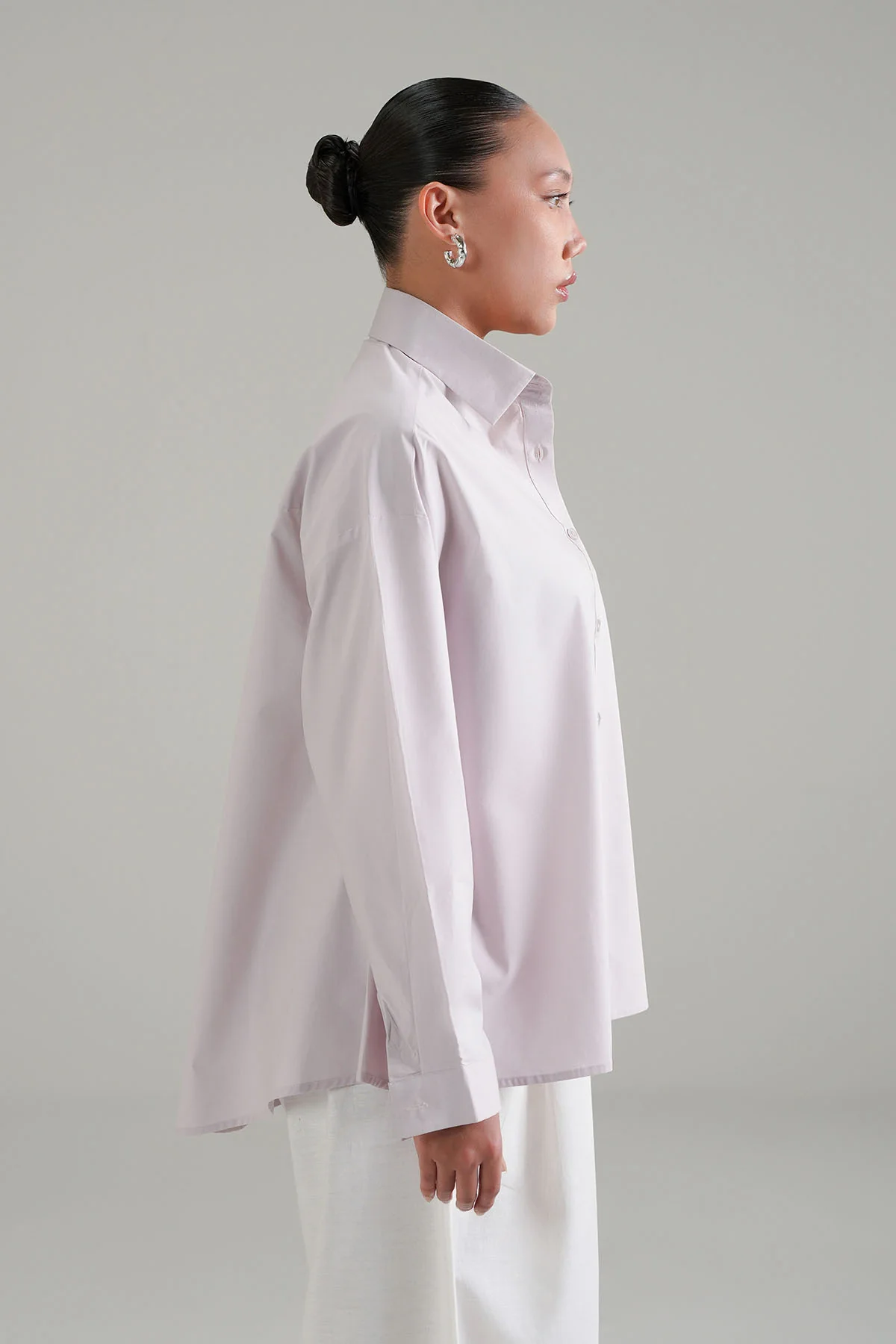 MODAL BLEND COLLAR SHIRT - Image 3