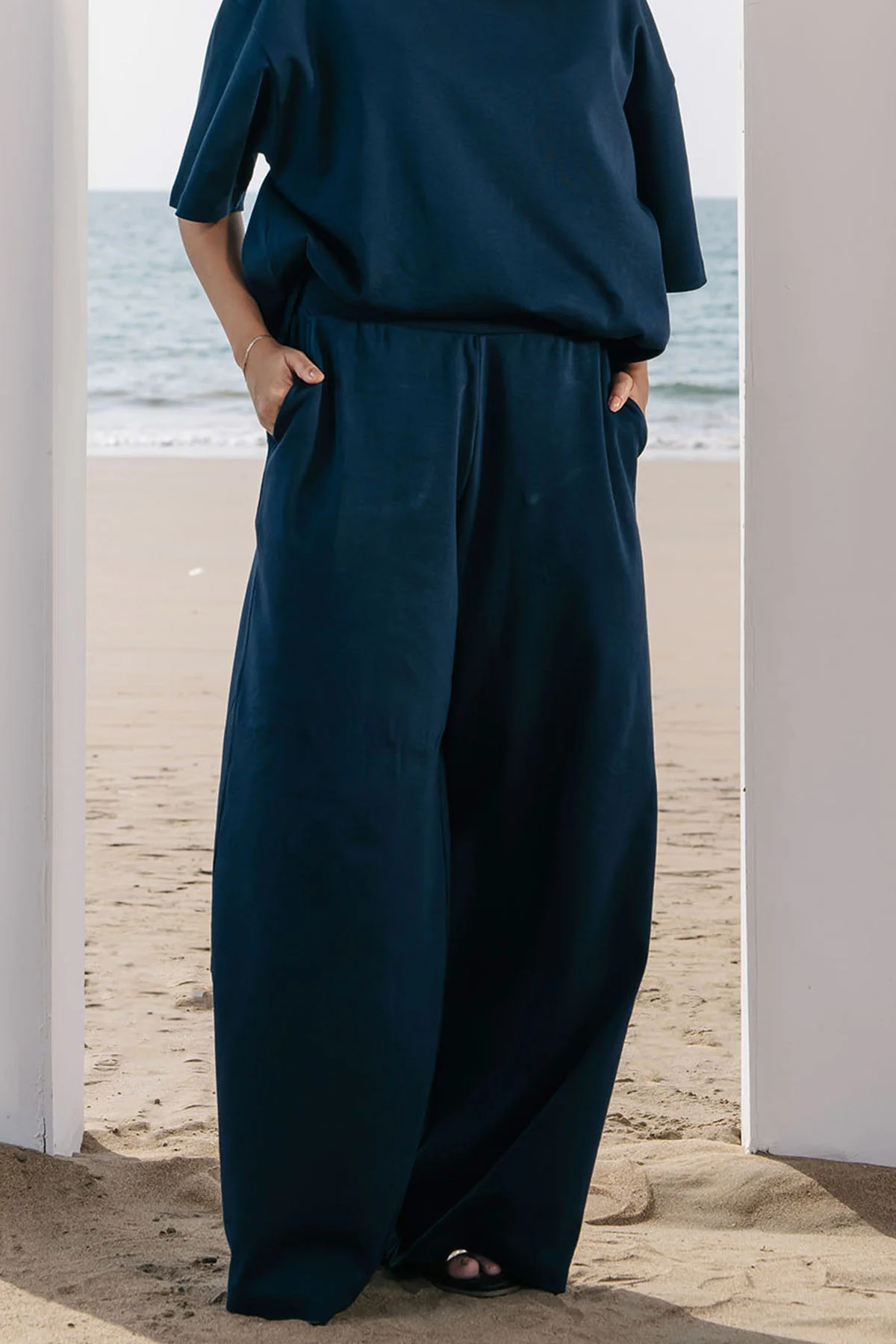 MOVE WIDE TROUSERS-DOUBLE KNIT LIGHT - Image 2