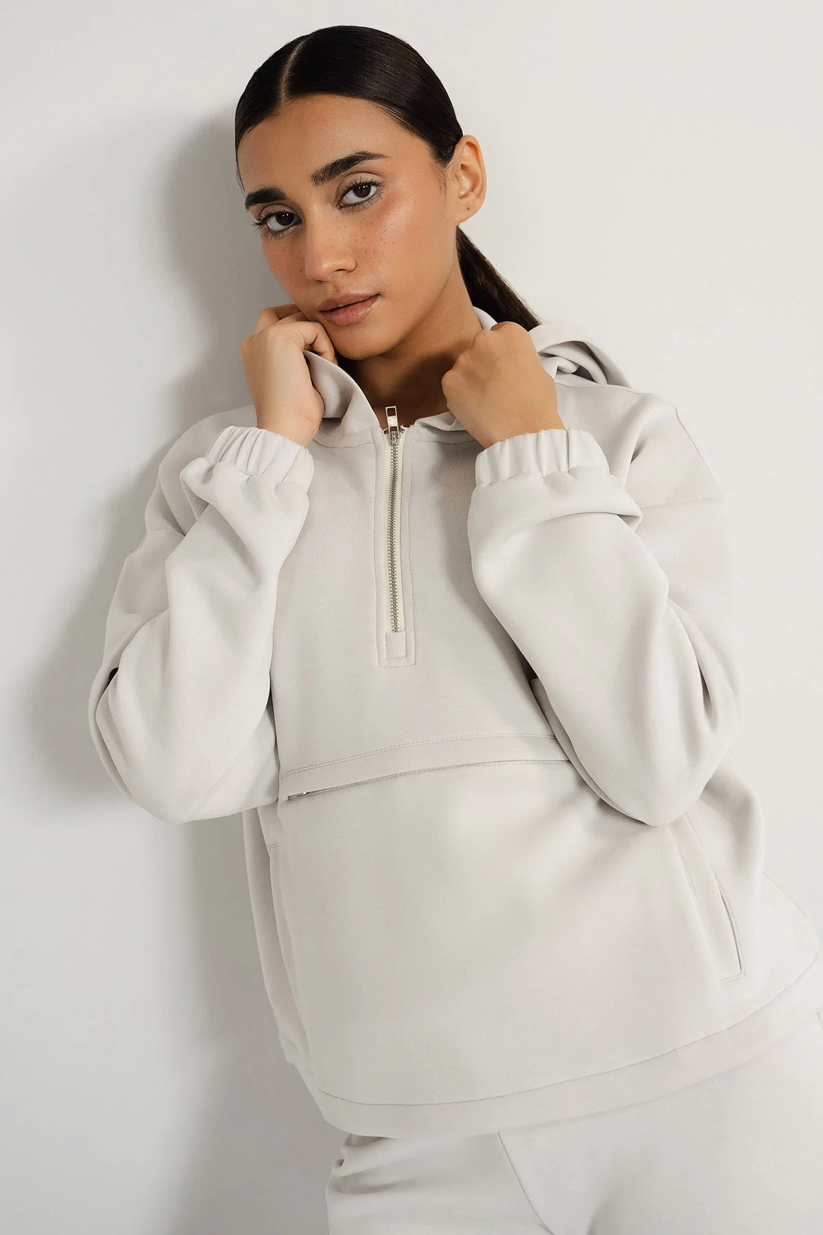 HALF ZIP PULLOVER HOODIE CLOUDLUX - Image 3