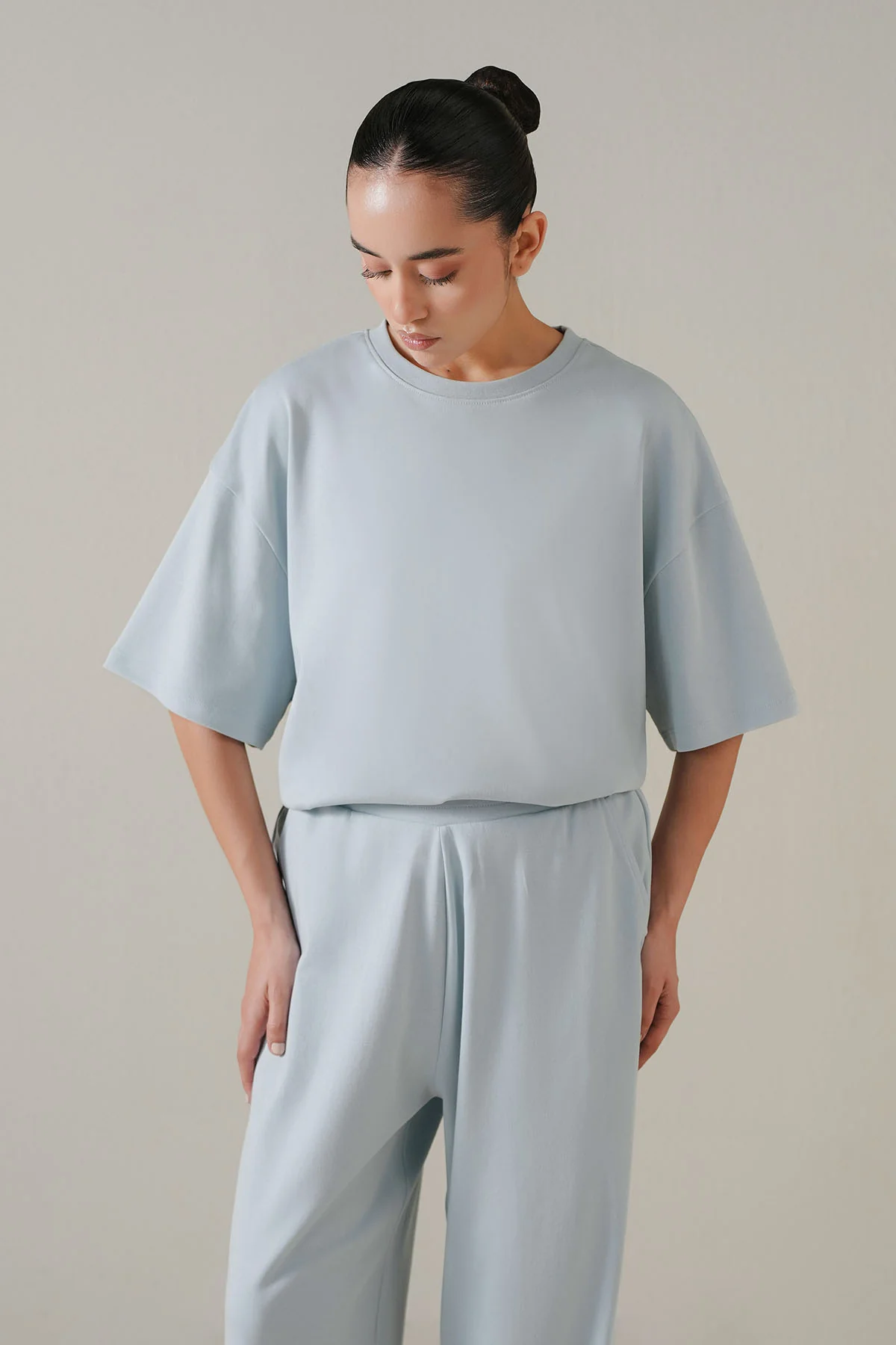 OVERSIZED - DOUBLE KNIT T-SHIRT - Image 4
