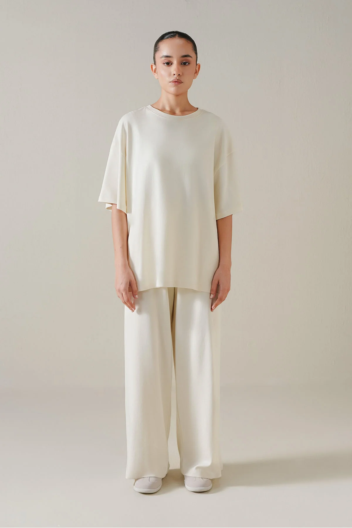 OVERSIZED - DOUBLE KNIT T-SHIRT - Image 3
