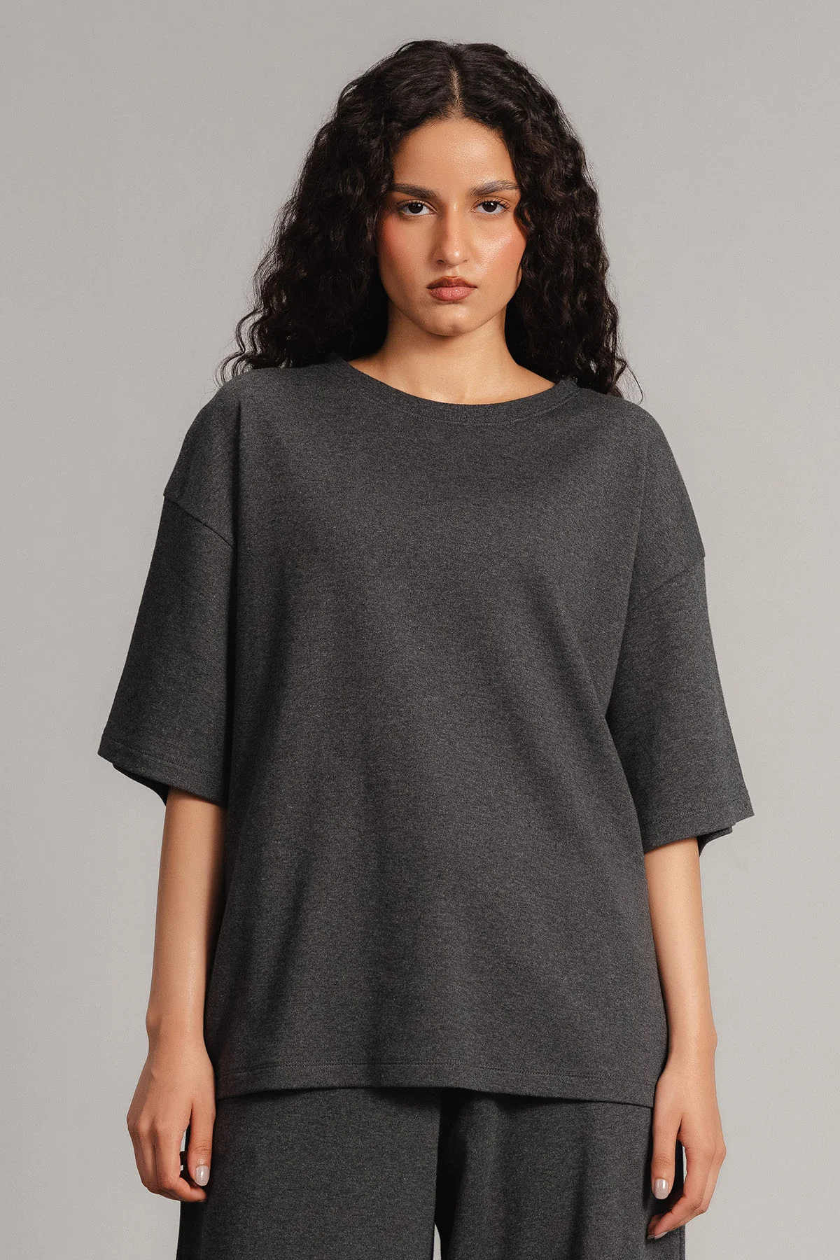 OVERSIZED - DOUBLE KNIT T-SHIRT LIGHT - Image 4