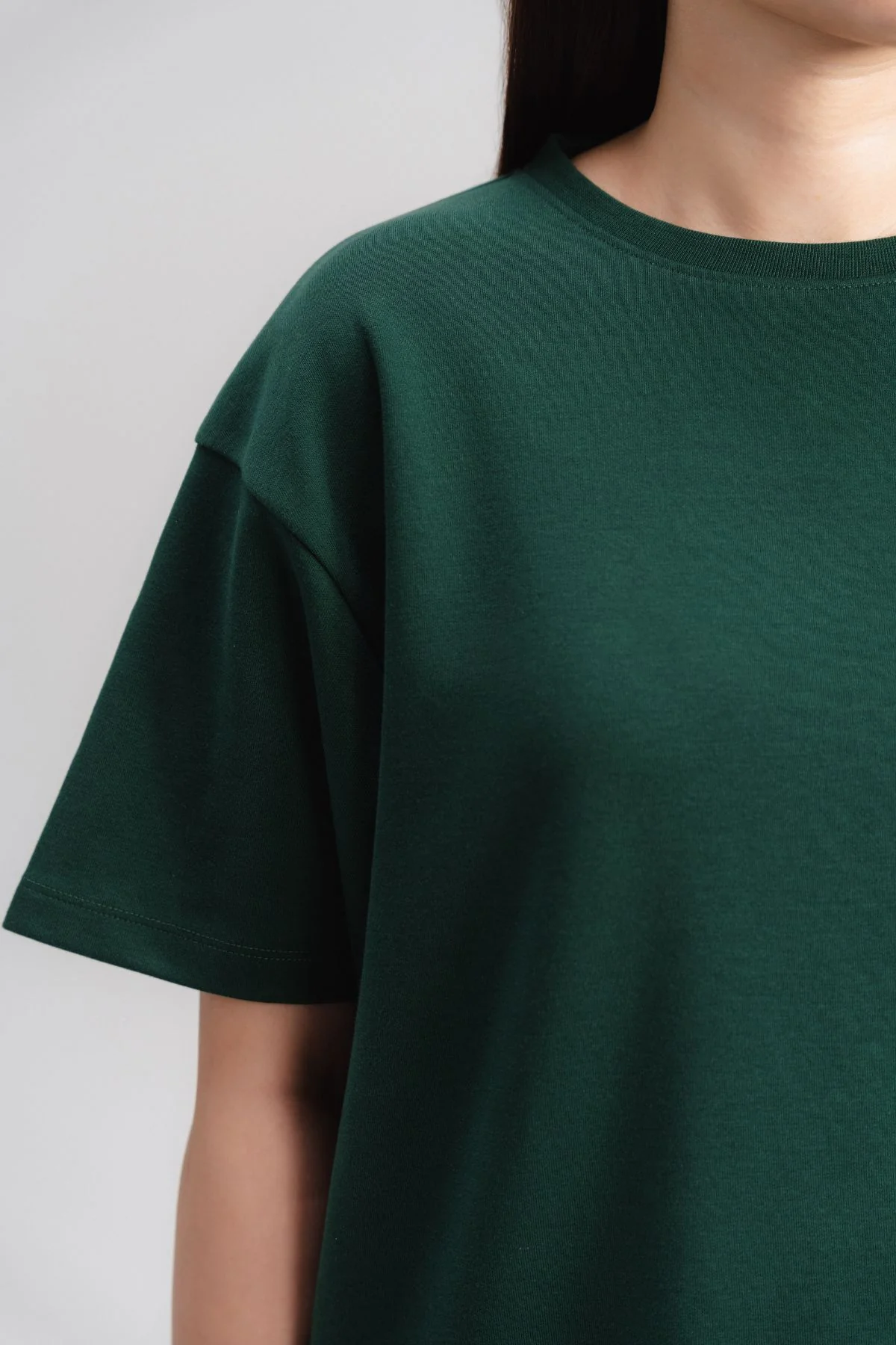OVERSIZED - DOUBLE KNIT T-SHIRT - Image 2