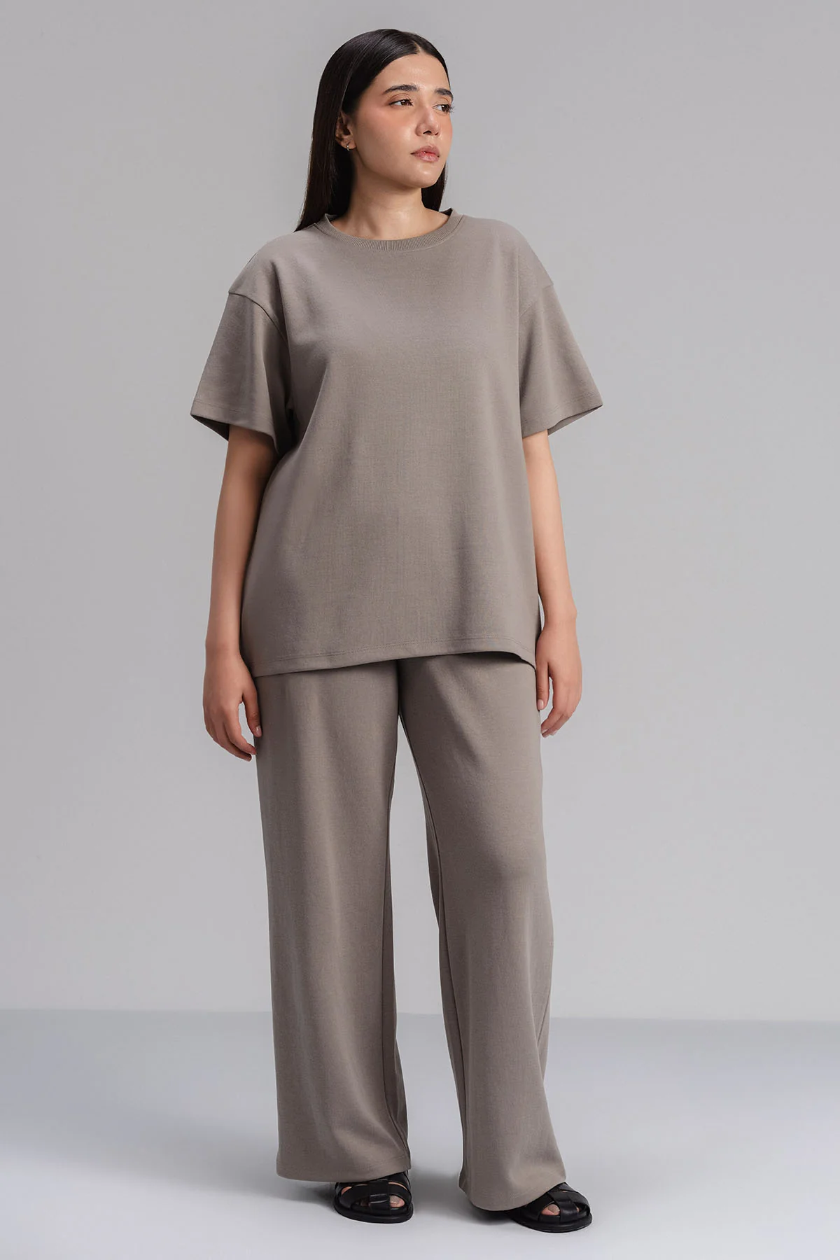 OVERSIZED - DOUBLE KNIT T-SHIRT