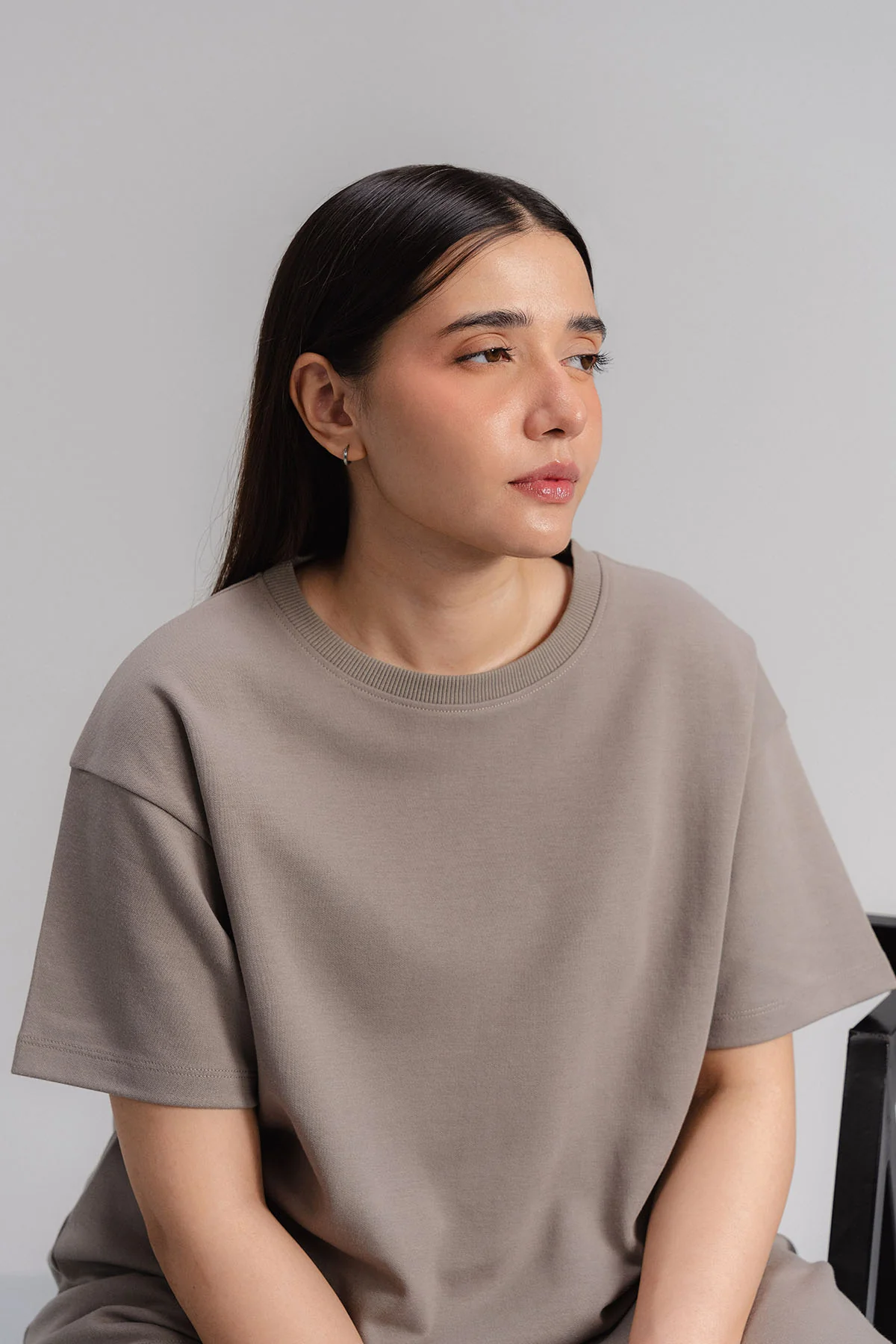 OVERSIZED - DOUBLE KNIT T-SHIRT - Image 4