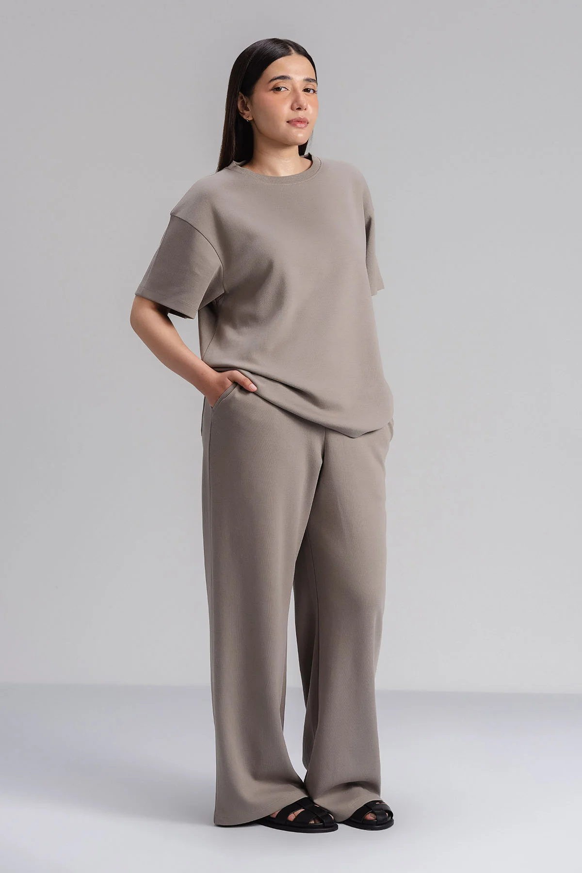 OVERSIZED - DOUBLE KNIT T-SHIRT - Image 7