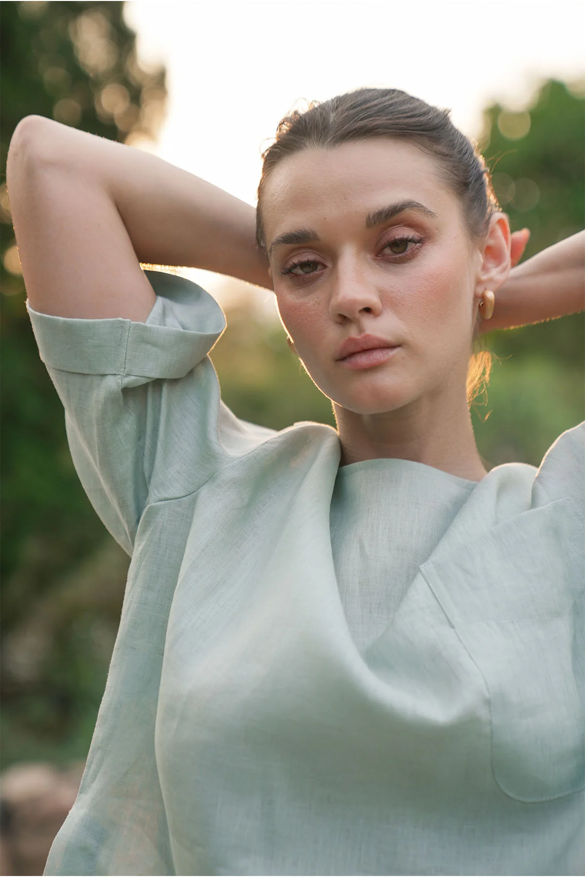 OVERSIZED SHIRT- 100% LINEN - Image 4