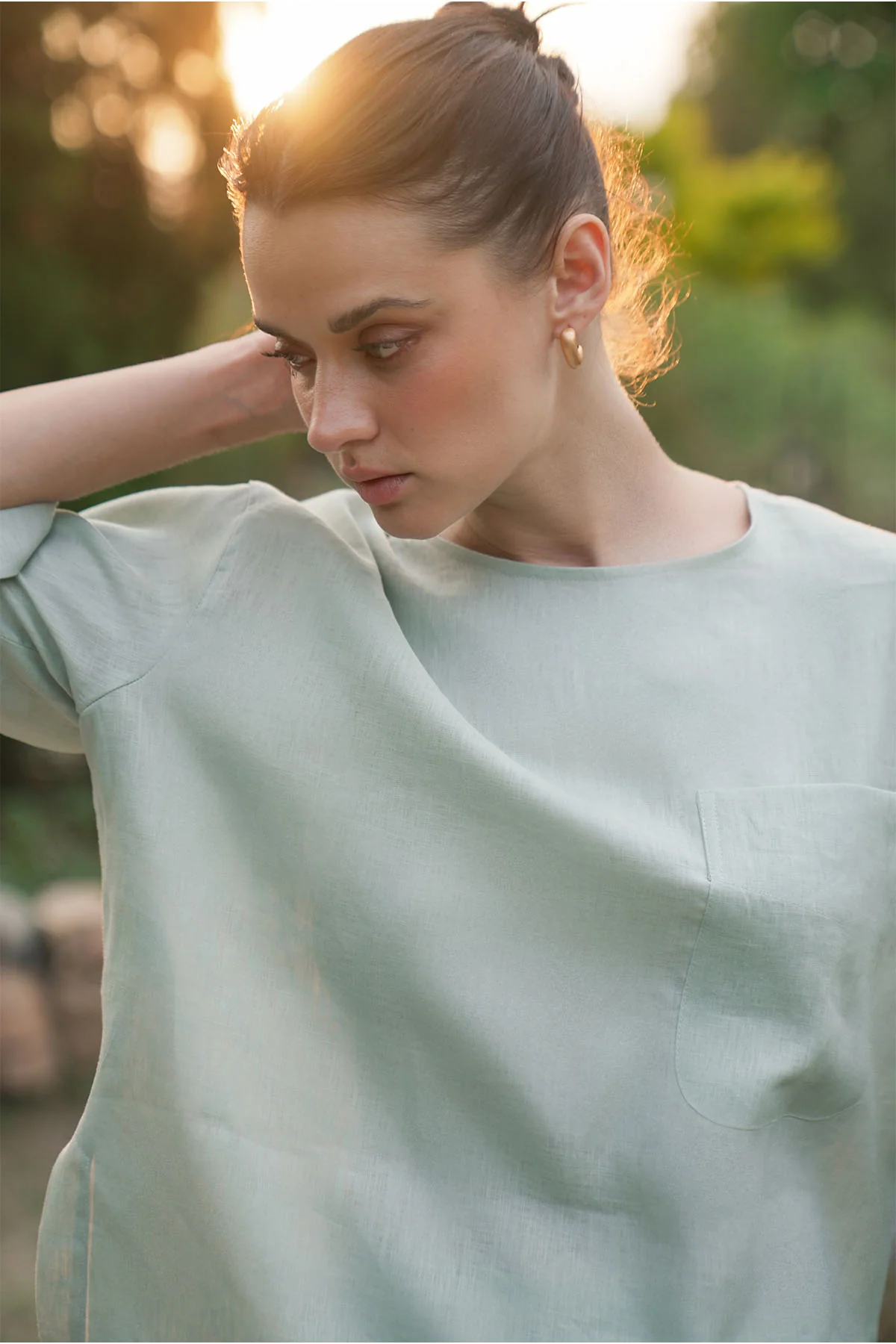 OVERSIZED SHIRT- 100% LINEN - Image 6