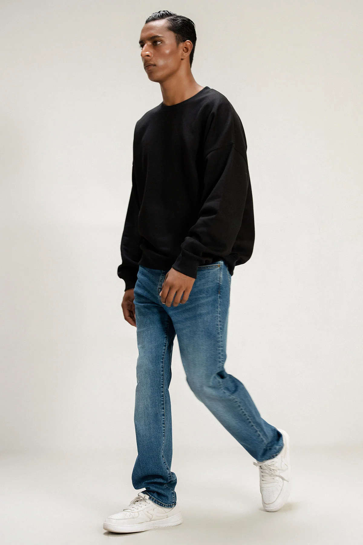 OVERSIZED SWEAT - PIMA FLEECE - Image 3