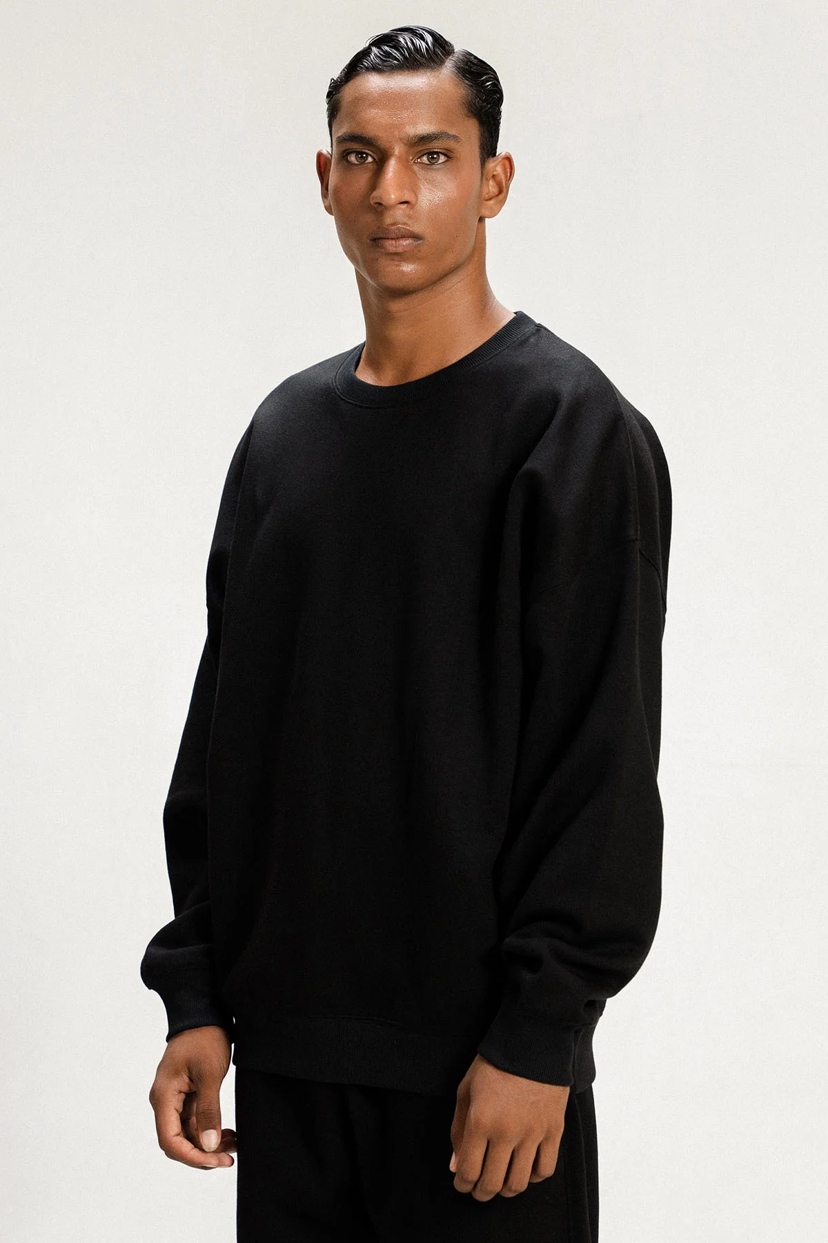 OVERSIZED SWEAT - PIMA FLEECE - Image 4