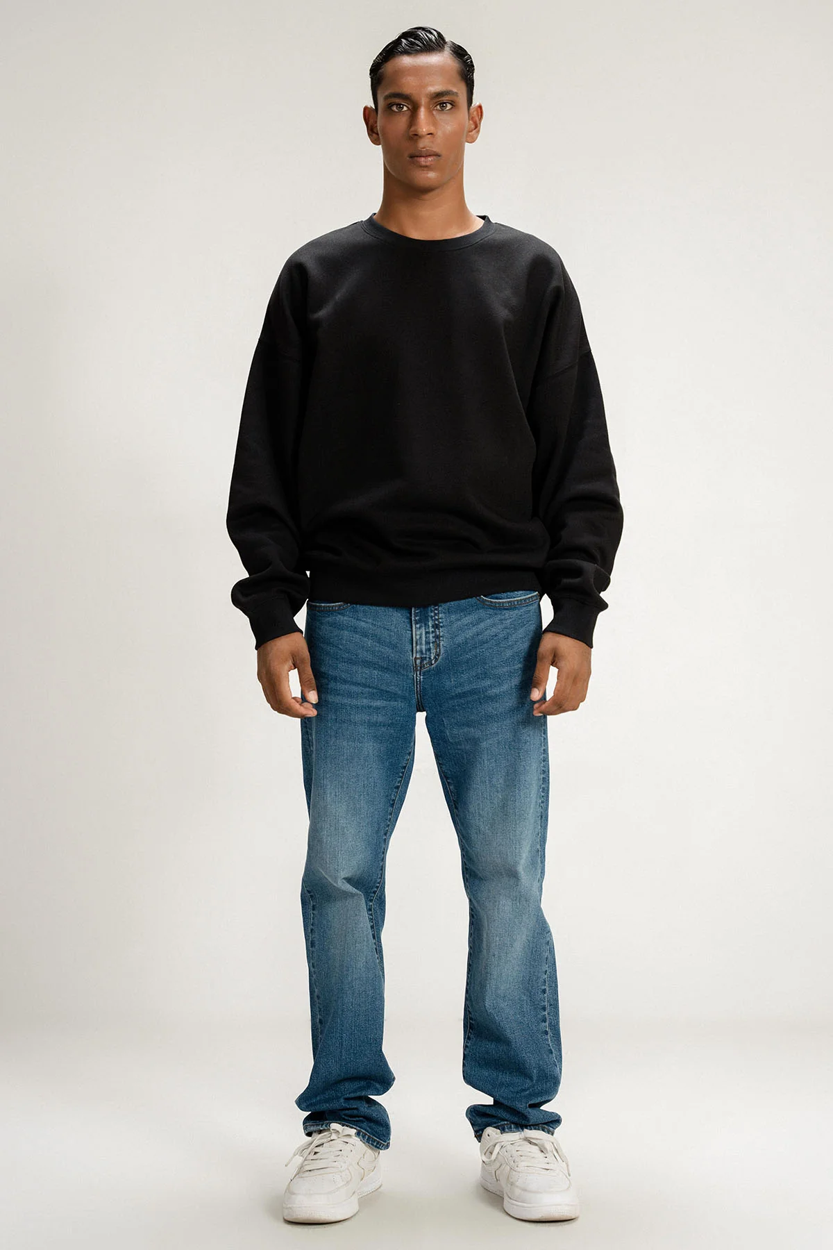 OVERSIZED SWEAT - PIMA FLEECE - Image 5