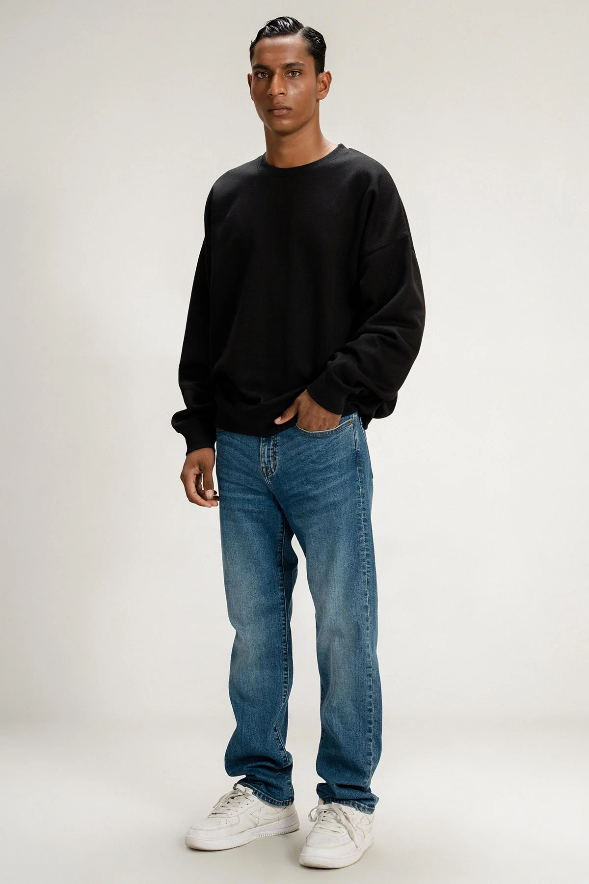 OVERSIZED SWEAT - PIMA FLEECE - Image 6