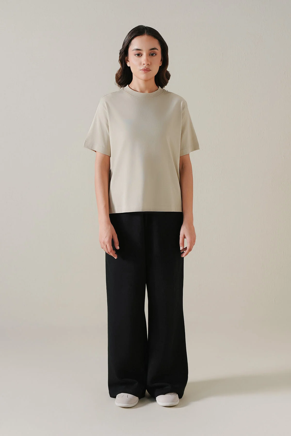 OVERSIZED T-SHIRT CREW SUPIMA COTTON