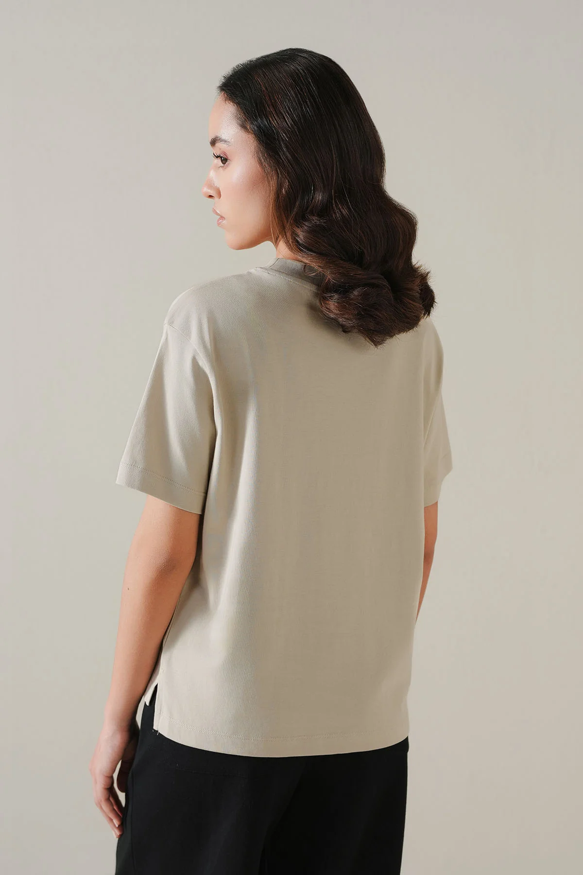 OVERSIZED T-SHIRT CREW SUPIMA COTTON - Image 5