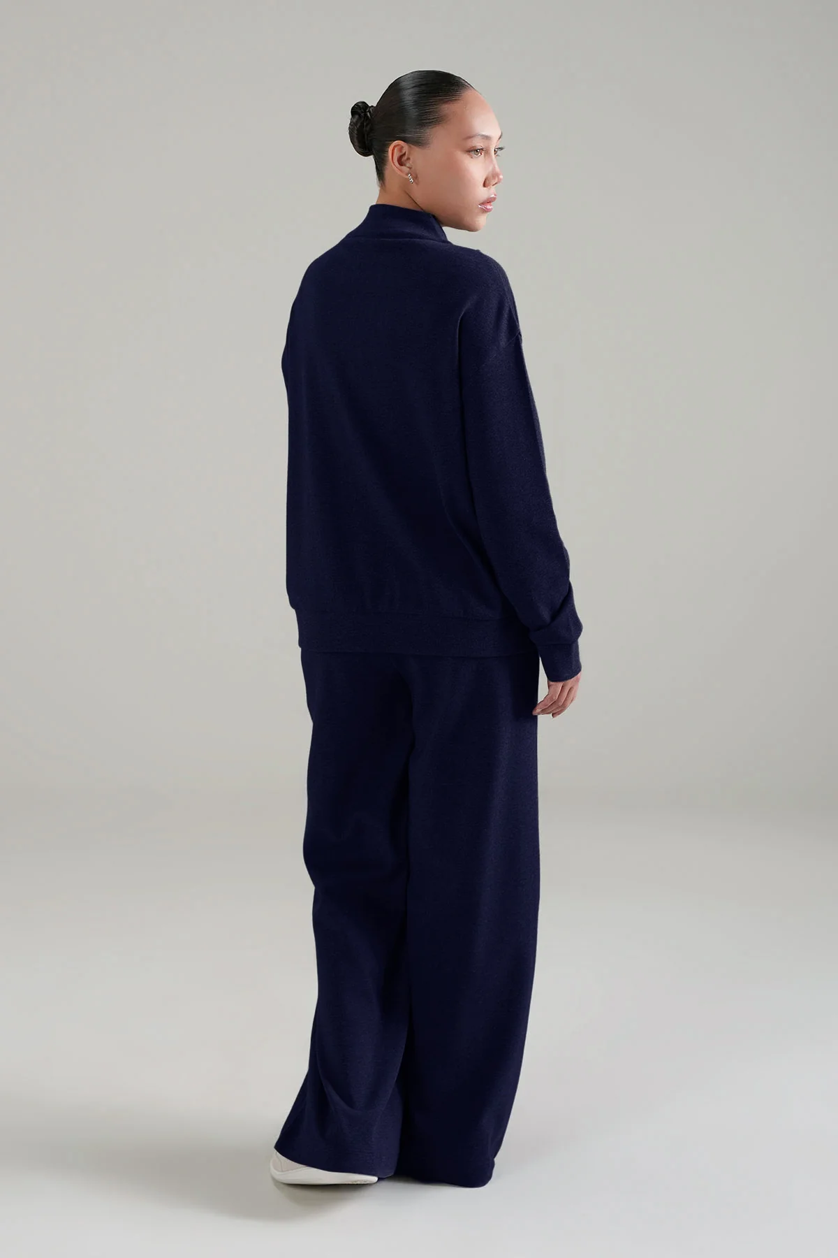 PLEATED WIDE LEG PANT-DOUBLE KNIT - Image 5