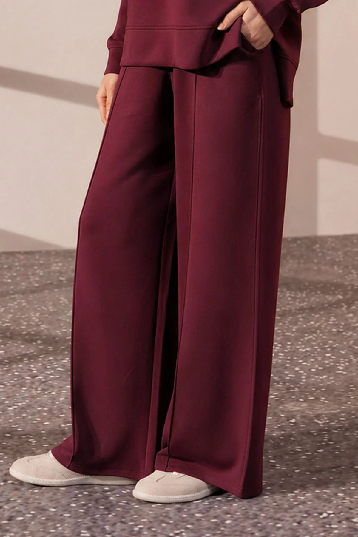 PLEATED WIDE LEG TROUSER CLOUDLUX - Image 2