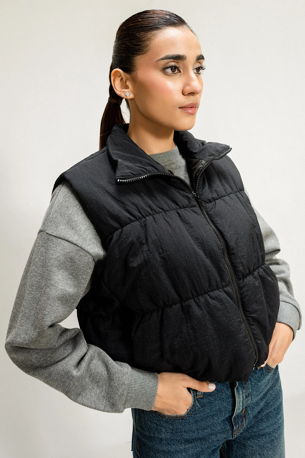 CROPPED PUFFER JACKET - Image 8