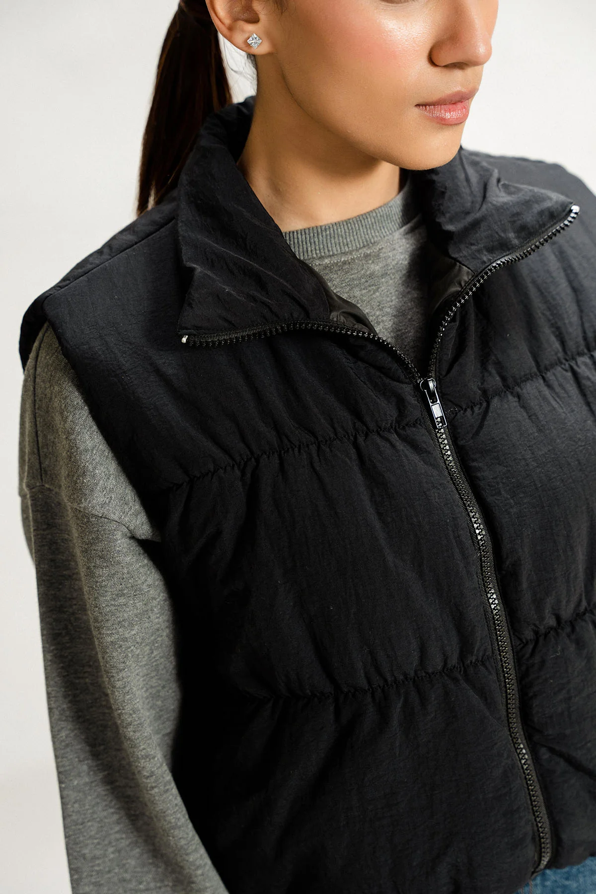 CROPPED PUFFER JACKET - Image 9