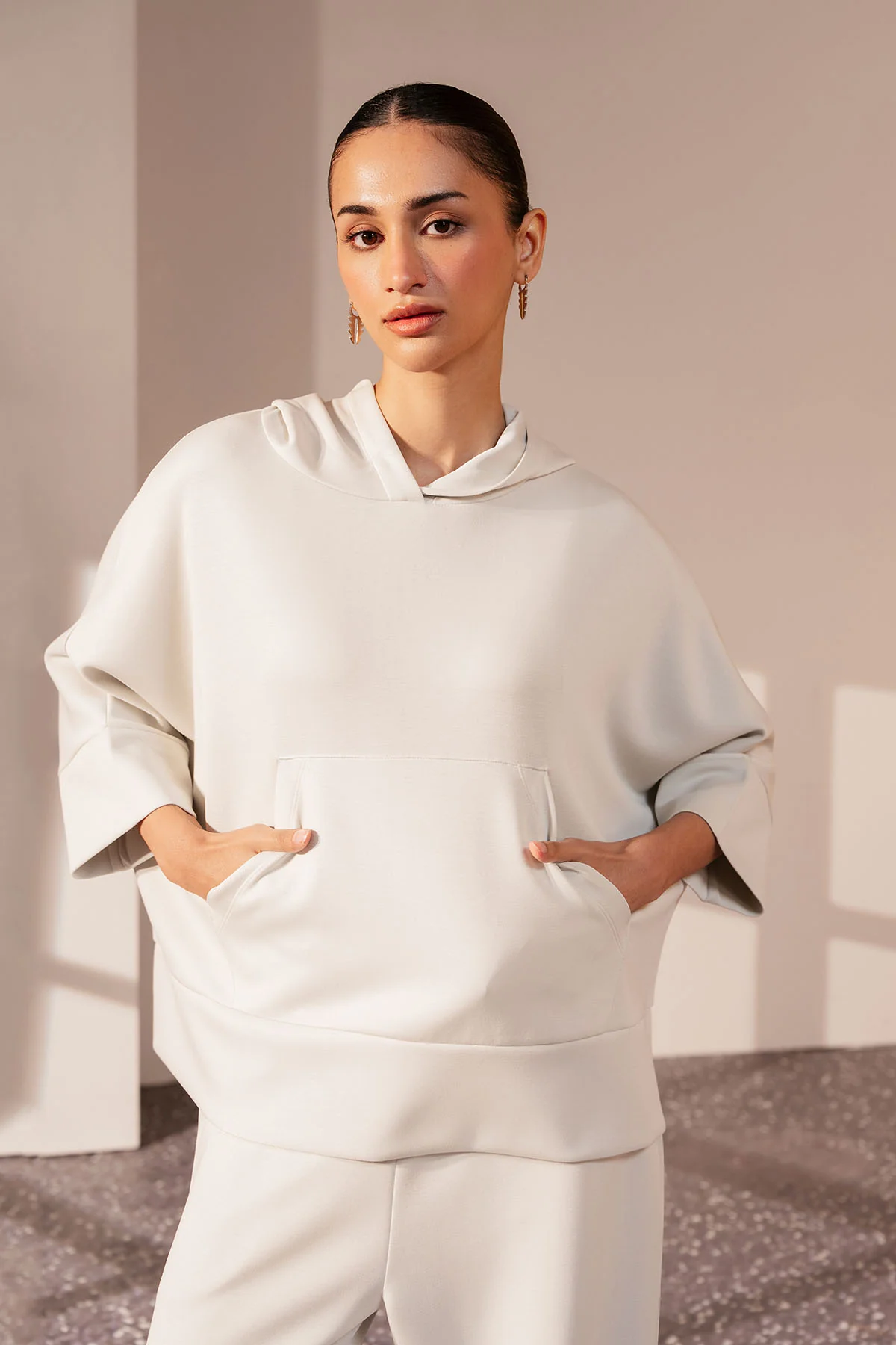 QUARTER SLEEVE OVERSIZED TOP-CLOUDLUX-LIGHT - Image 3