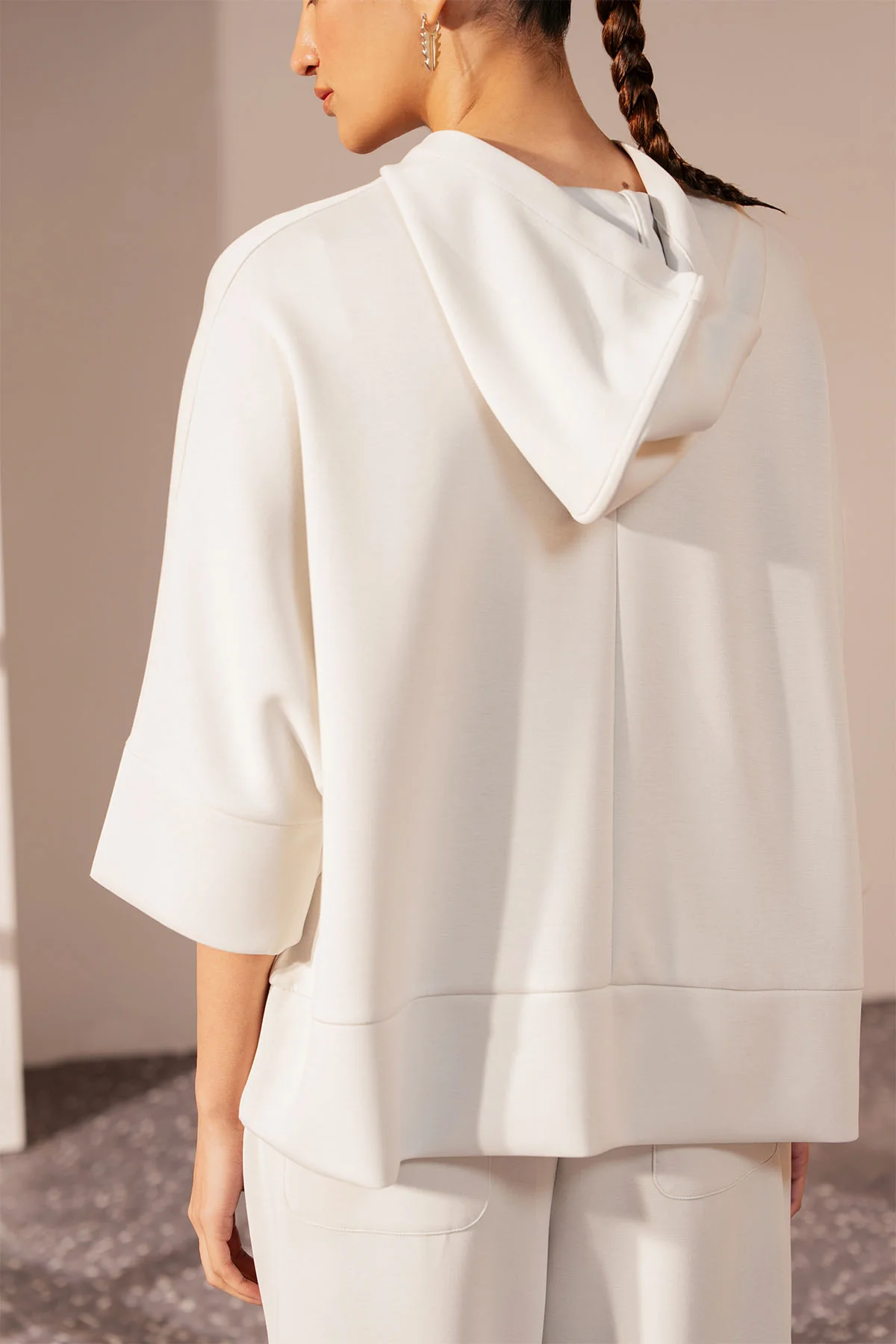 QUARTER SLEEVE OVERSIZED TOP-CLOUDLUX-LIGHT - Image 6