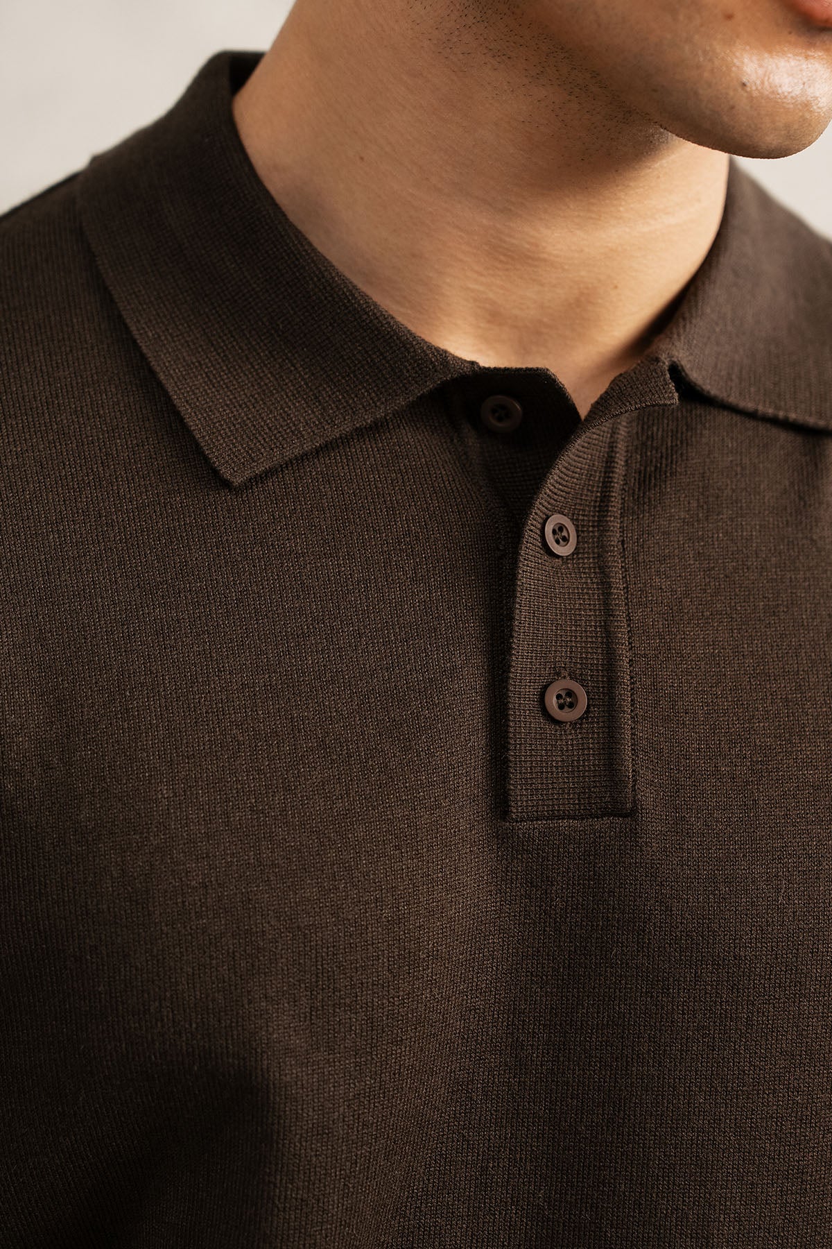 REFINED POLO SWEATER - Image 4