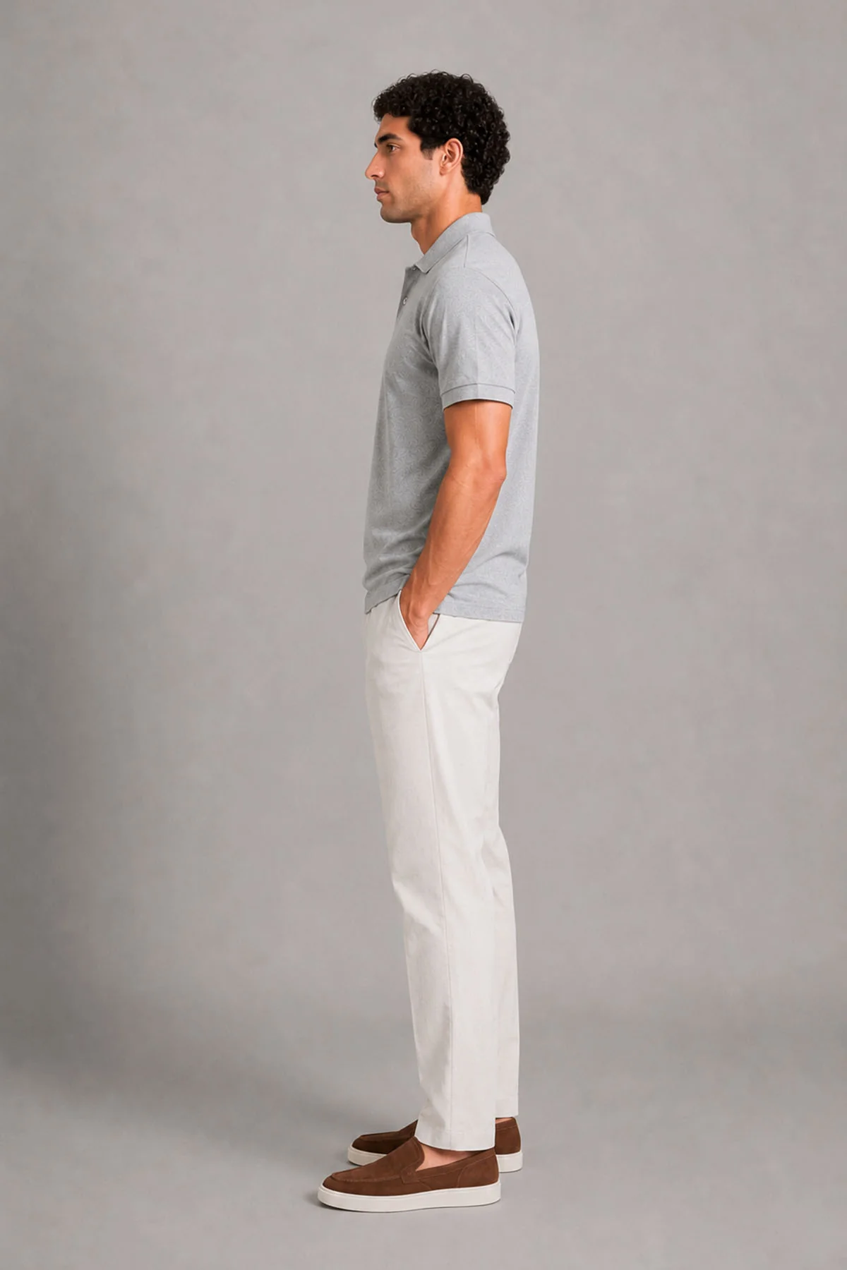 REGULAR FIT SUPIMA POLO - Image 3
