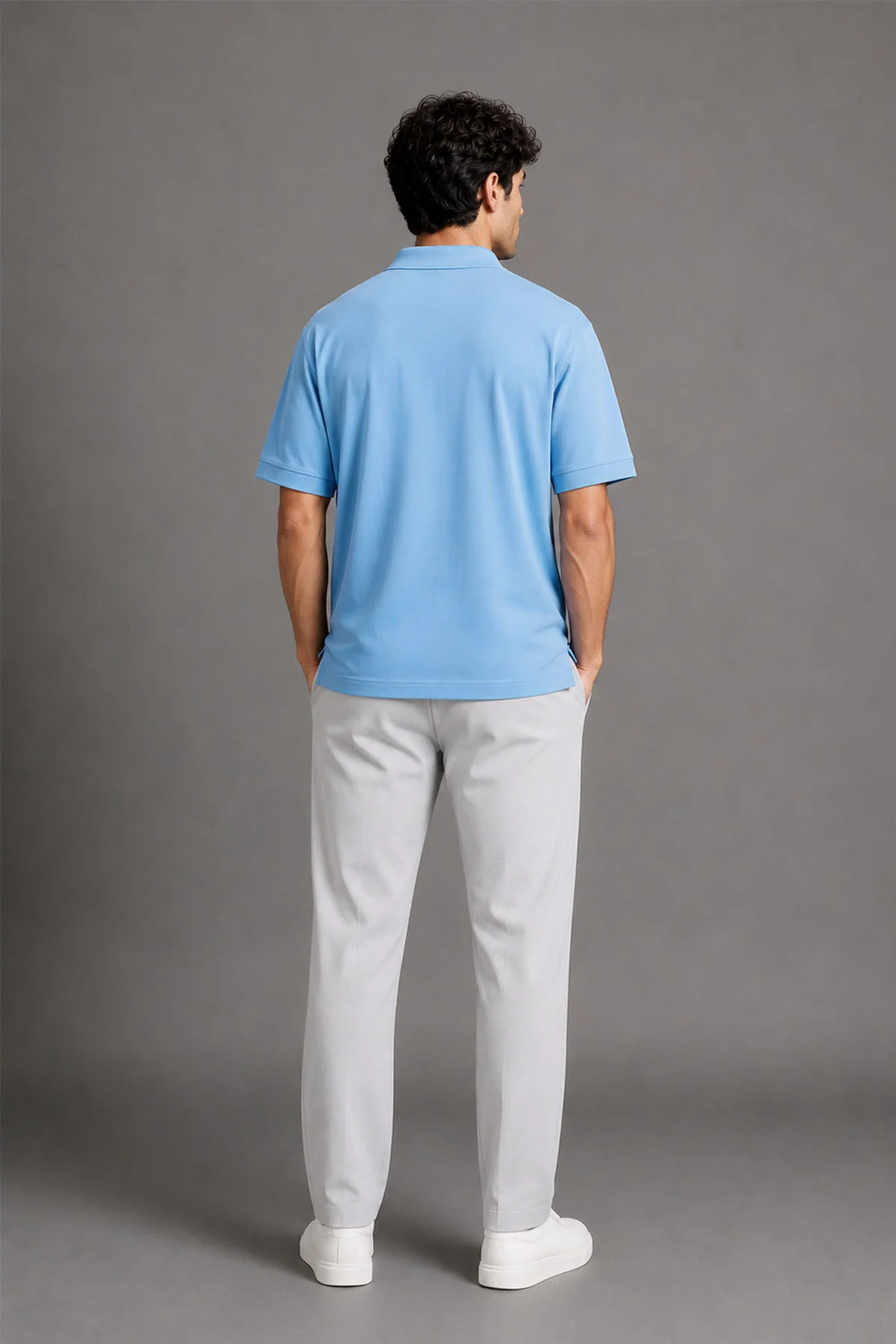 REGULAR FIT SUPIMA POLO - Image 4