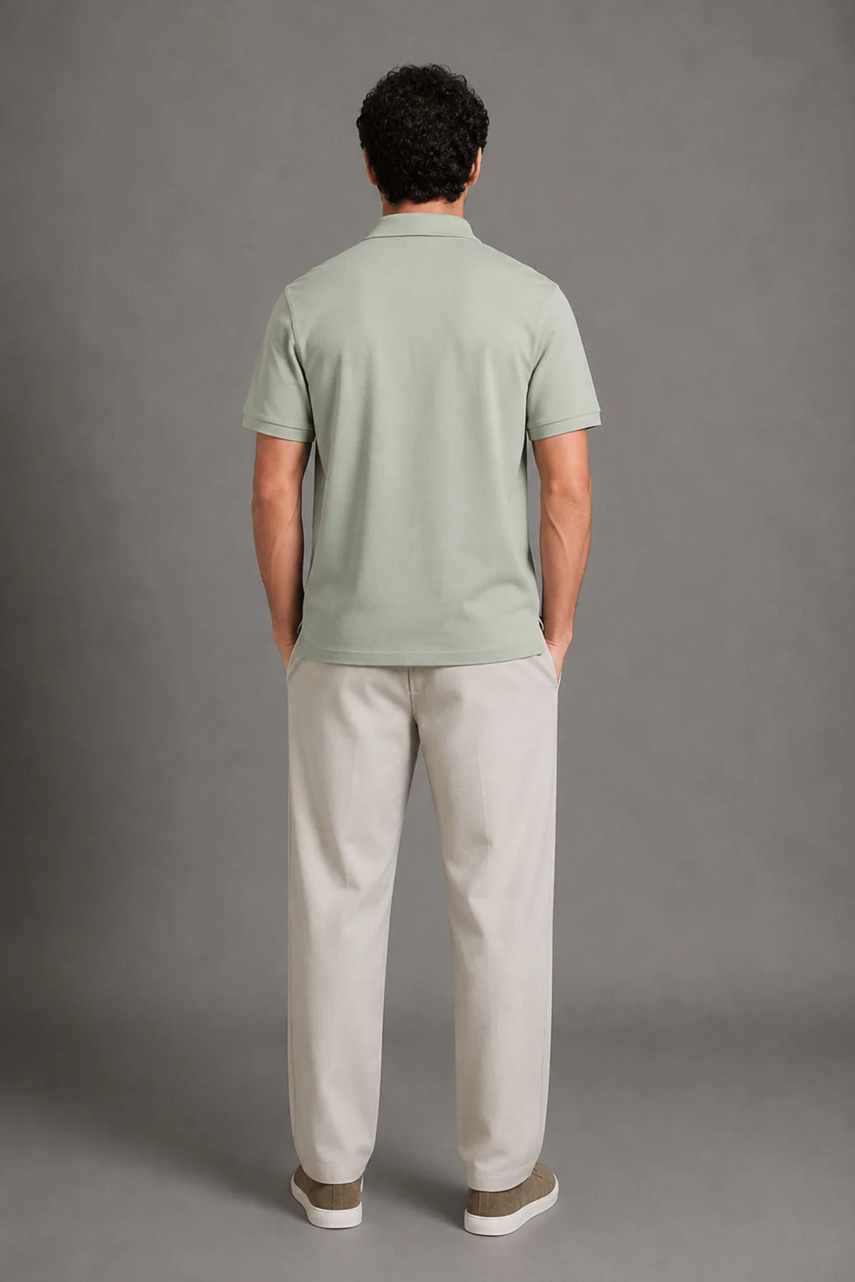 REGULAR FIT SUPIMA POLO - Image 4