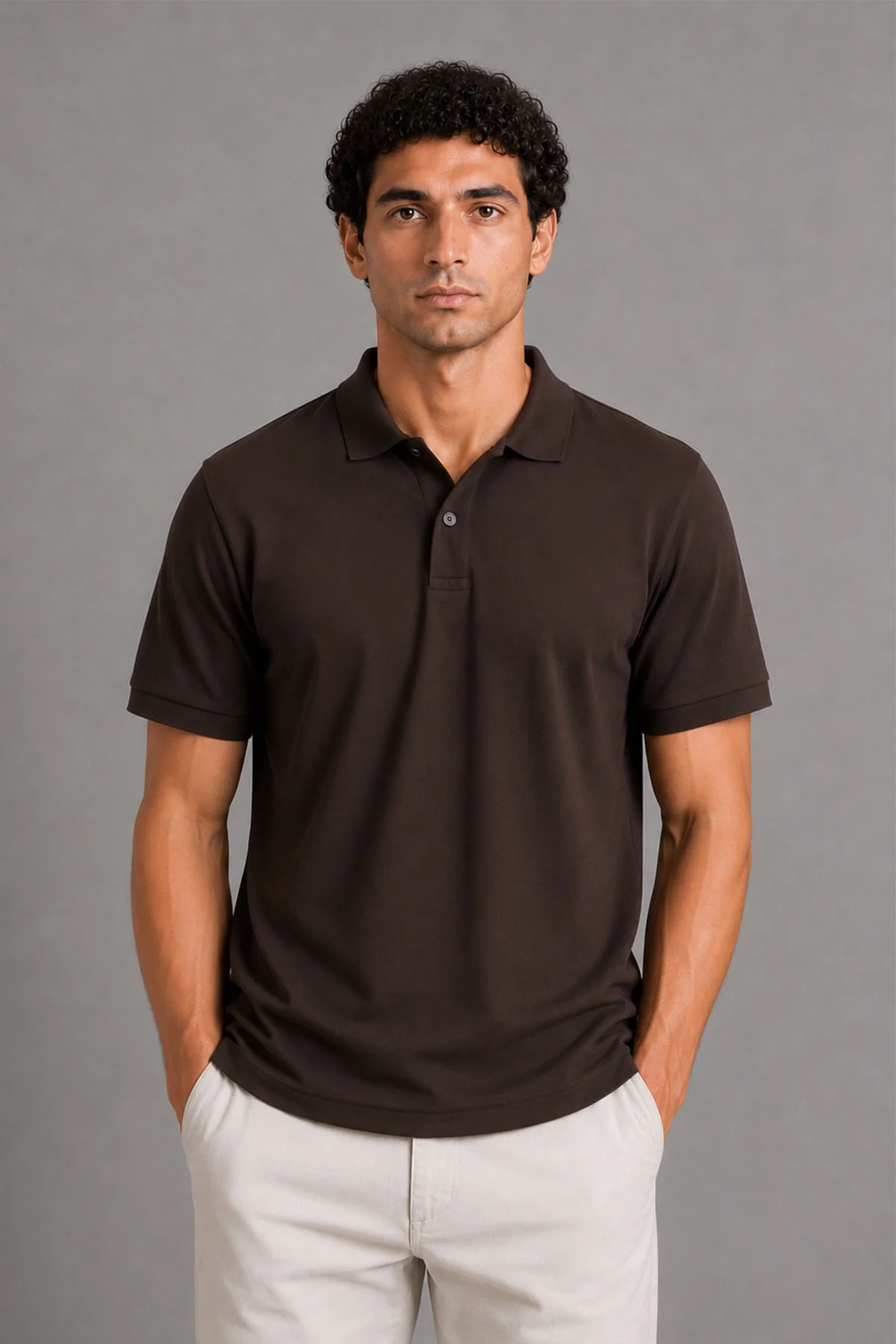 REGULAR FIT SUPIMA POLO - Image 2
