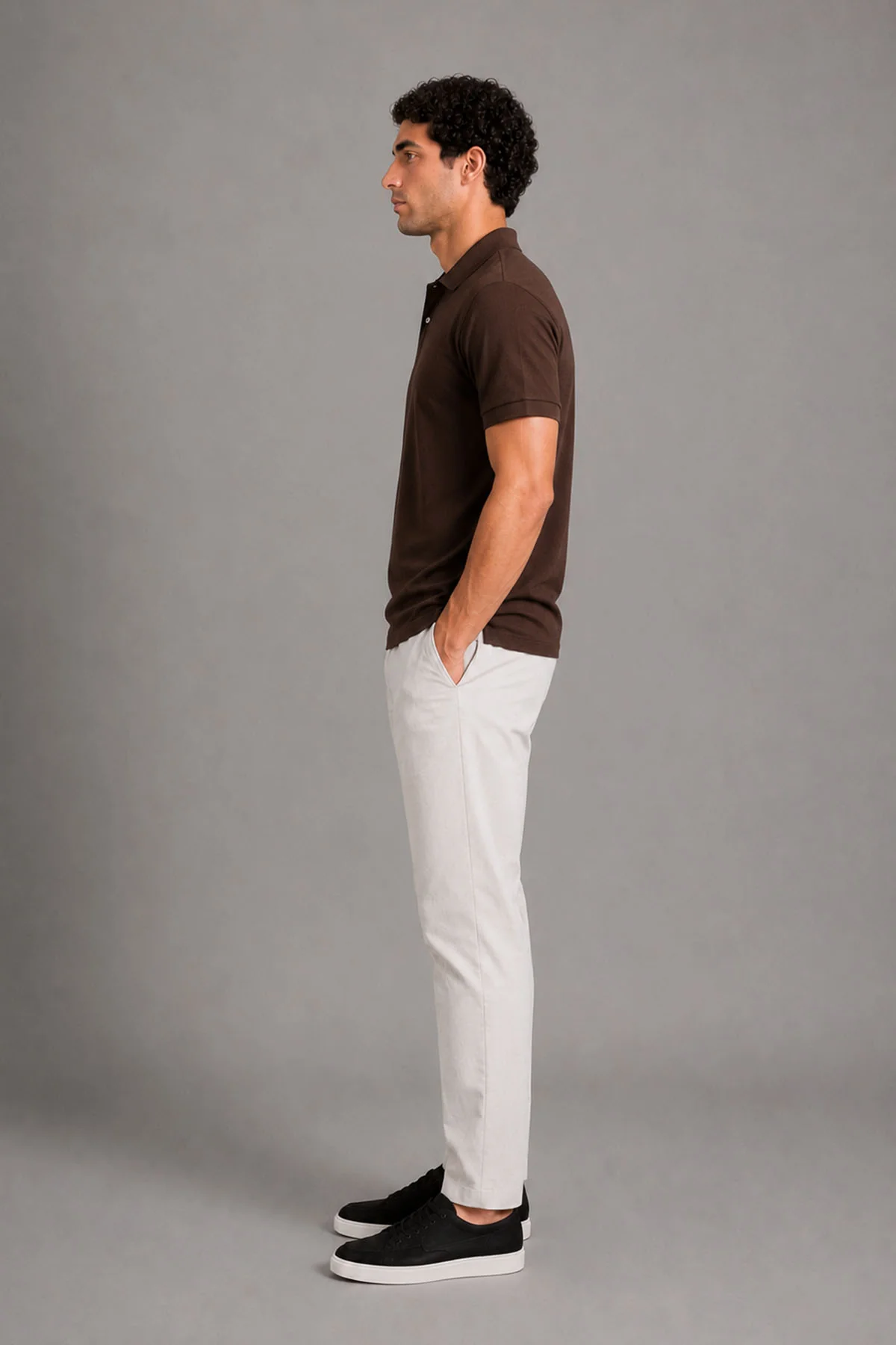 REGULAR FIT SUPIMA POLO - Image 3