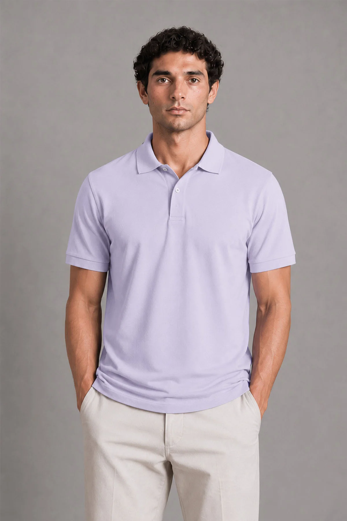 REGULAR FIT SUPIMA POLO - Image 2