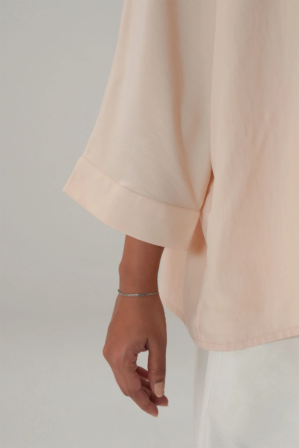 RELAXED BAND COLLAR SHIRT - Image 4