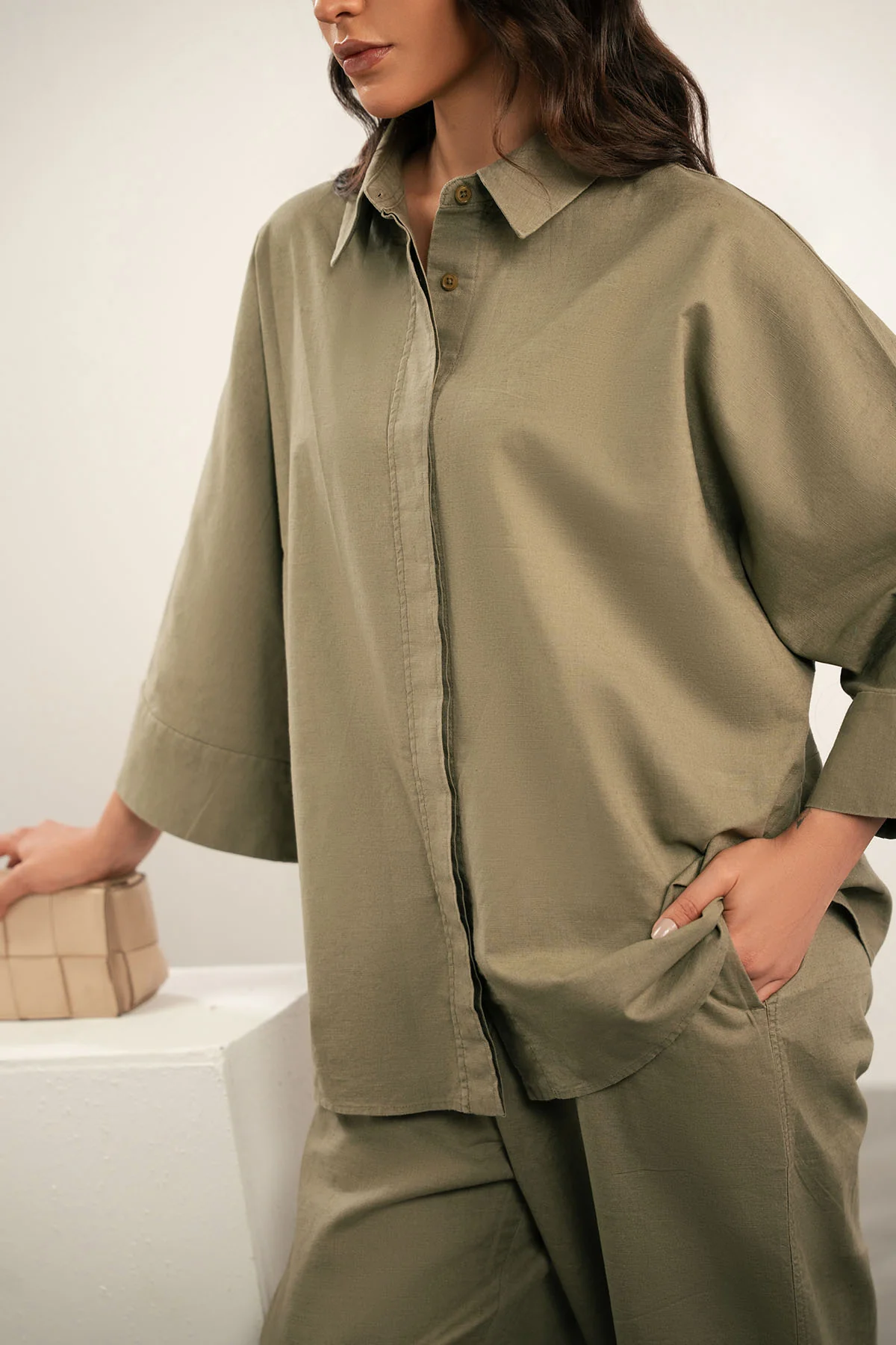 RELAXED LINEN PANTS - Image 5