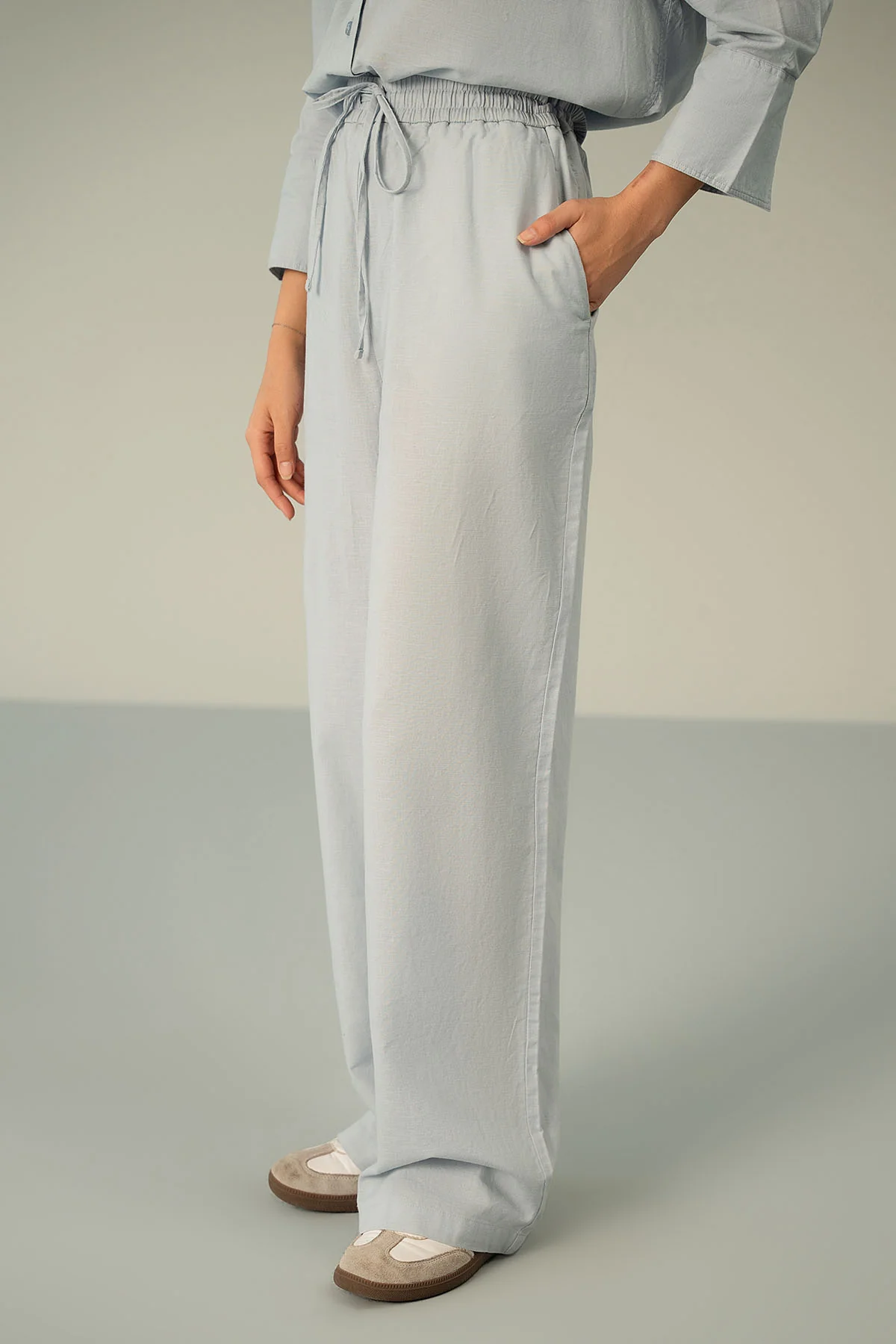 RELAXED LINEN PANTS - Image 5
