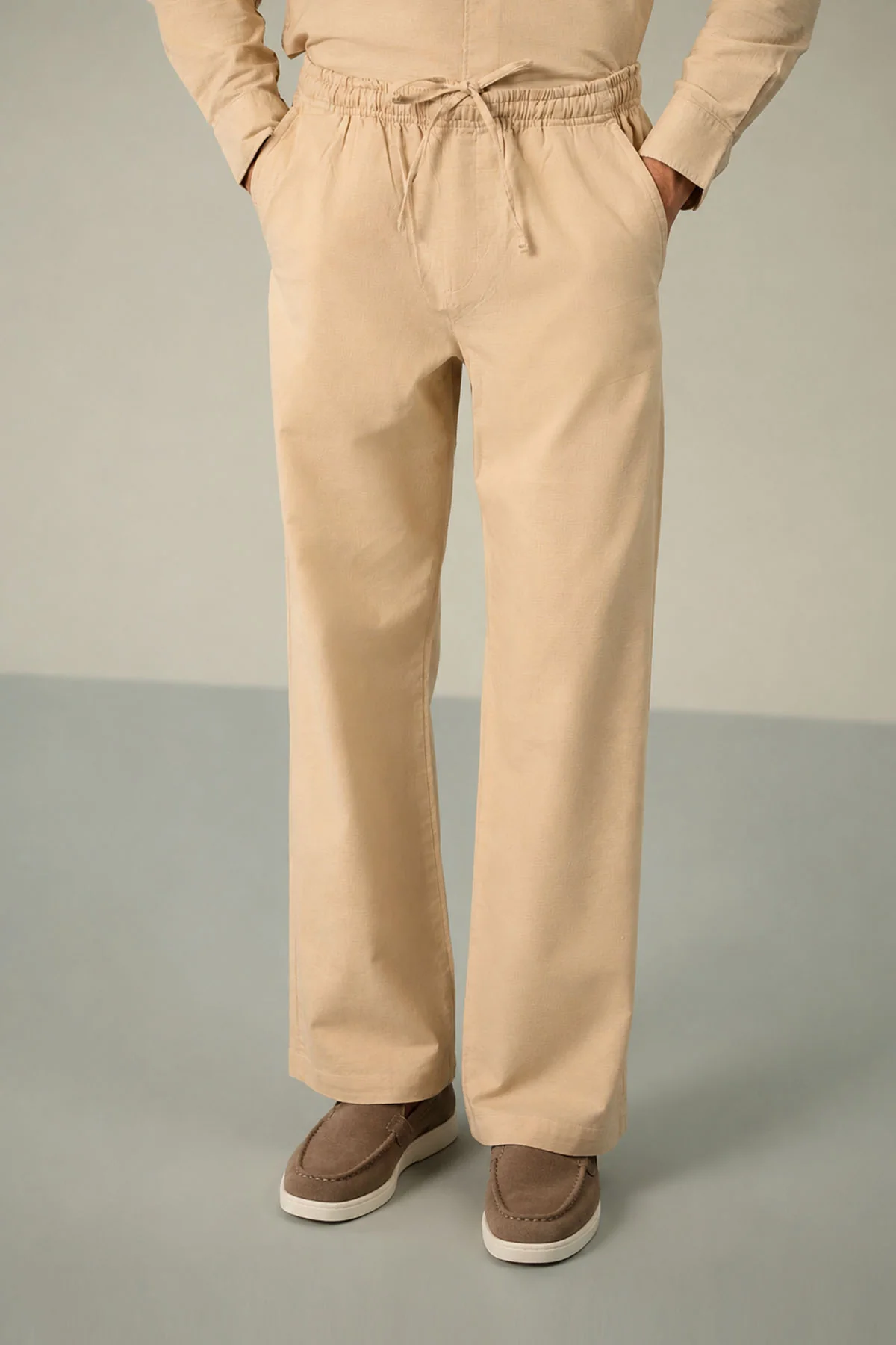 RELAXED LINEN PANTS
