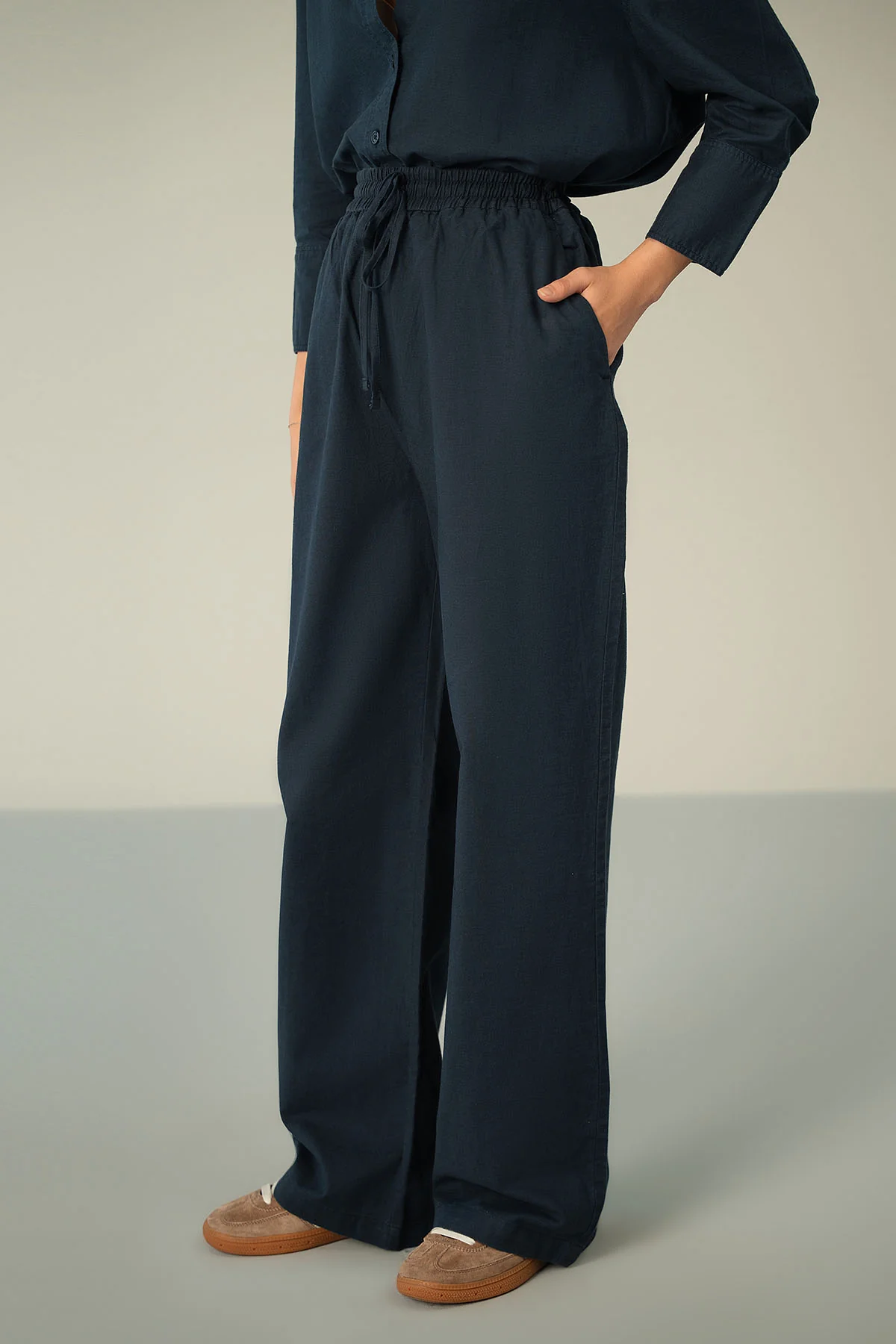 RELAXED LINEN PANTS - Image 6