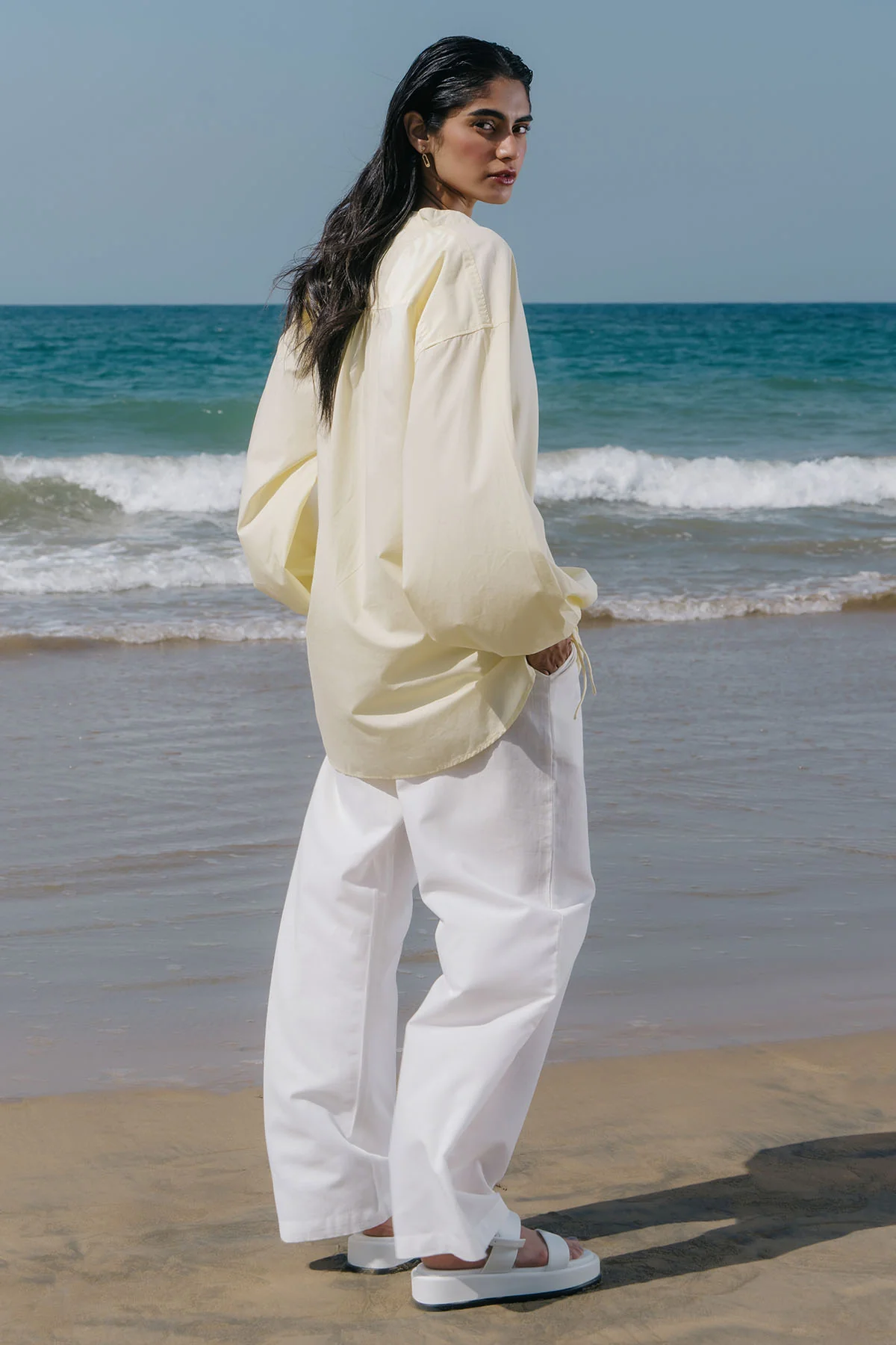RELAXED LINEN PANTS - Image 3