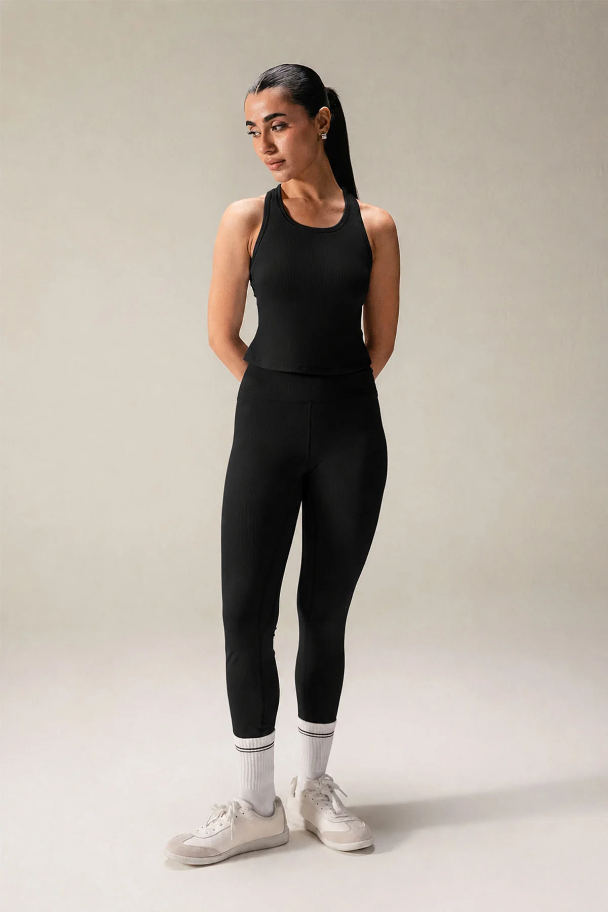 RIBBED ACTIVE LEGGING