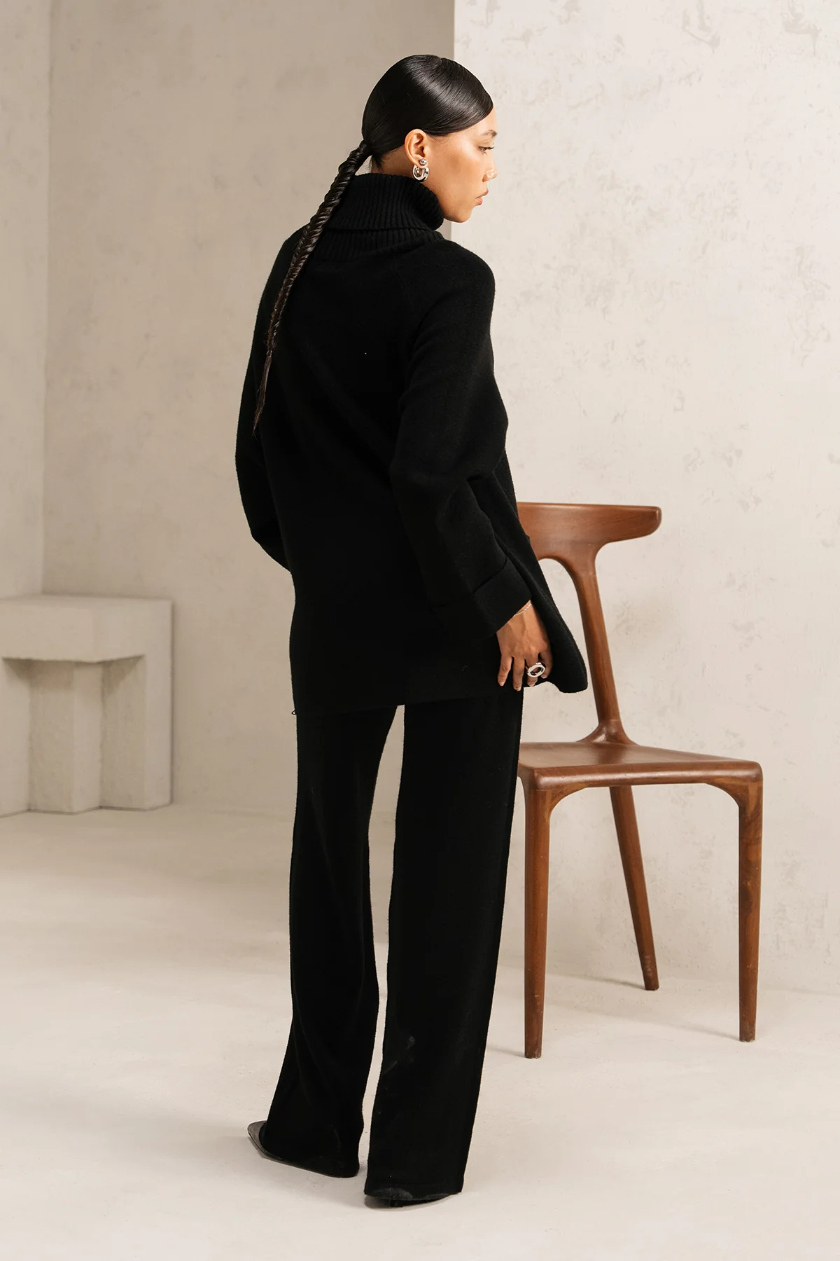 RIBBED TURTLENECK KNIT SET - Image 3