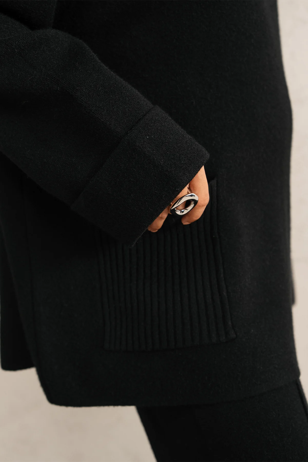 RIBBED TURTLENECK KNIT SET - Image 4