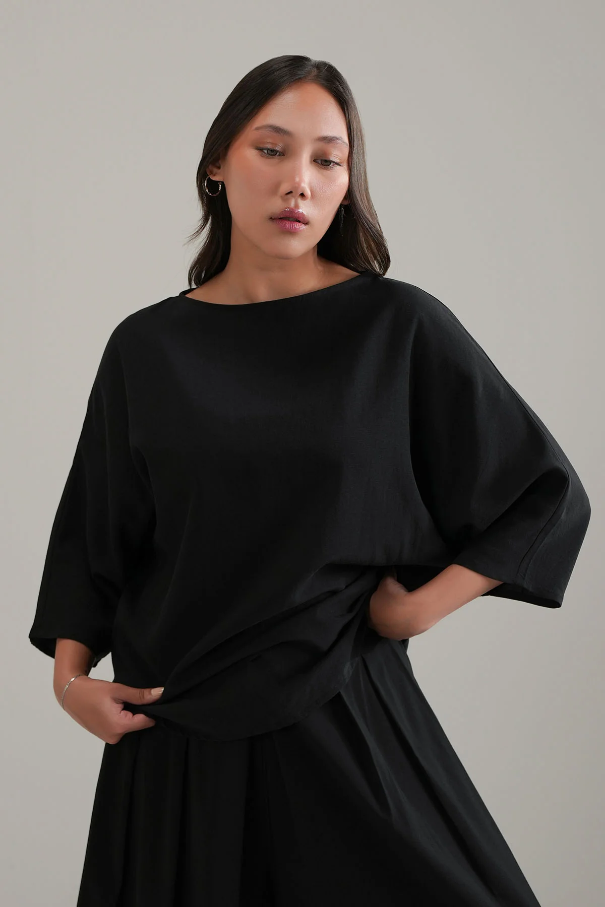 SHORT SLEEVE SHIRT-LINEN BLEND - Image 4