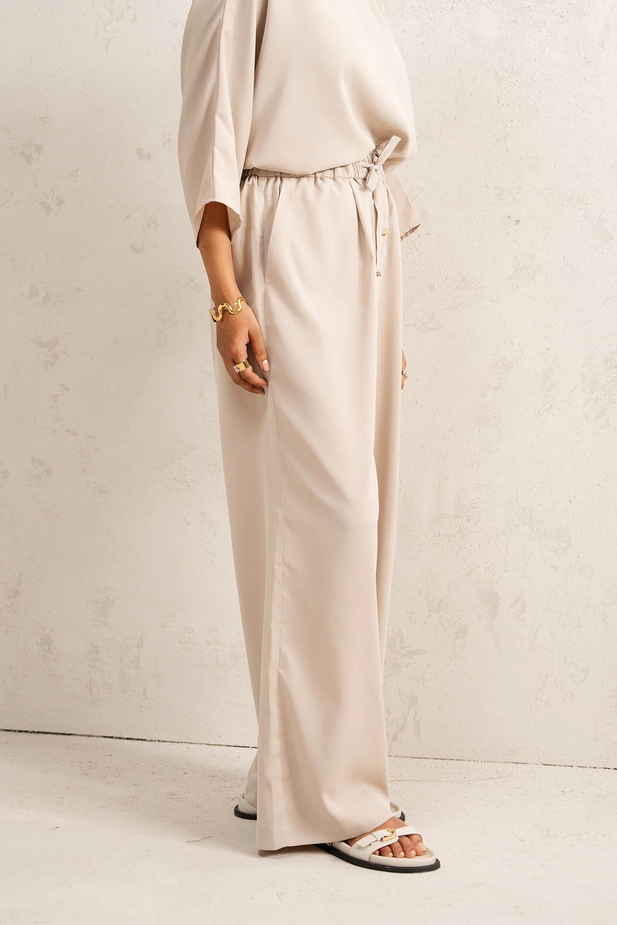 SOFT DRAPE WIDE PANTS - Image 2